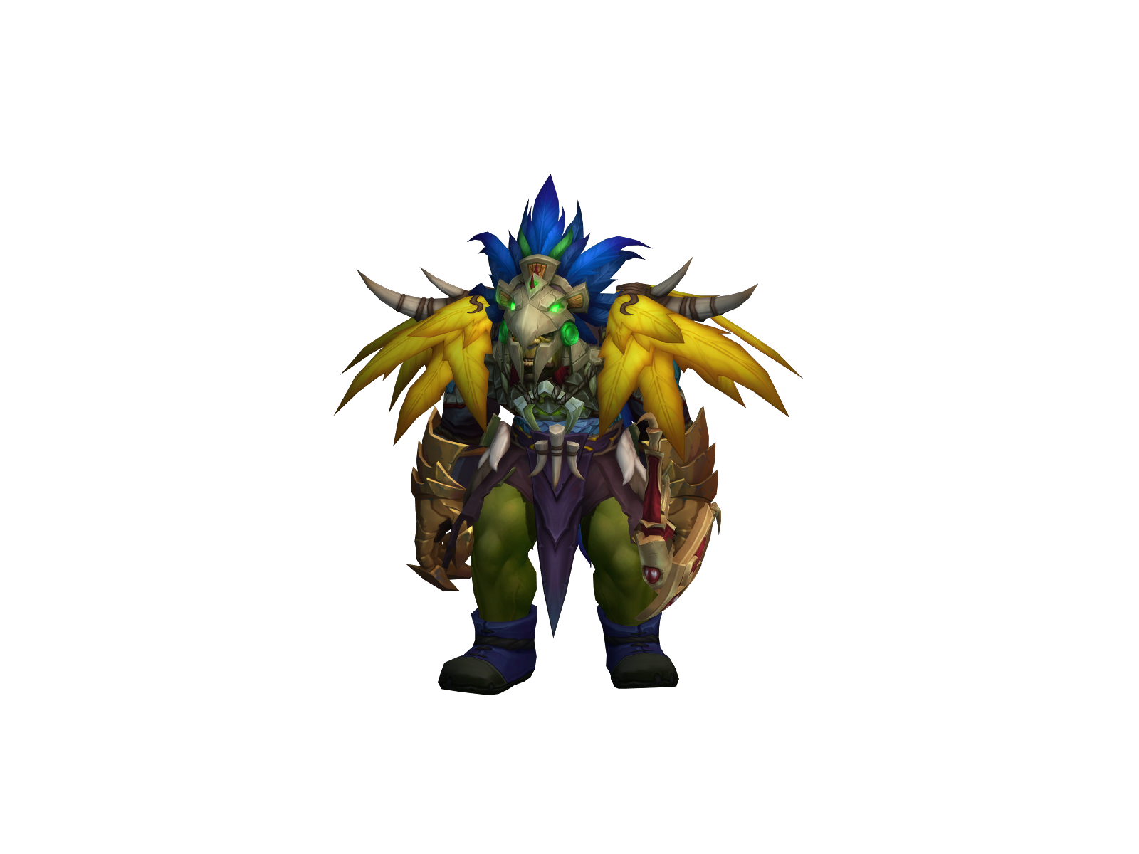 Johngualt 3D character render