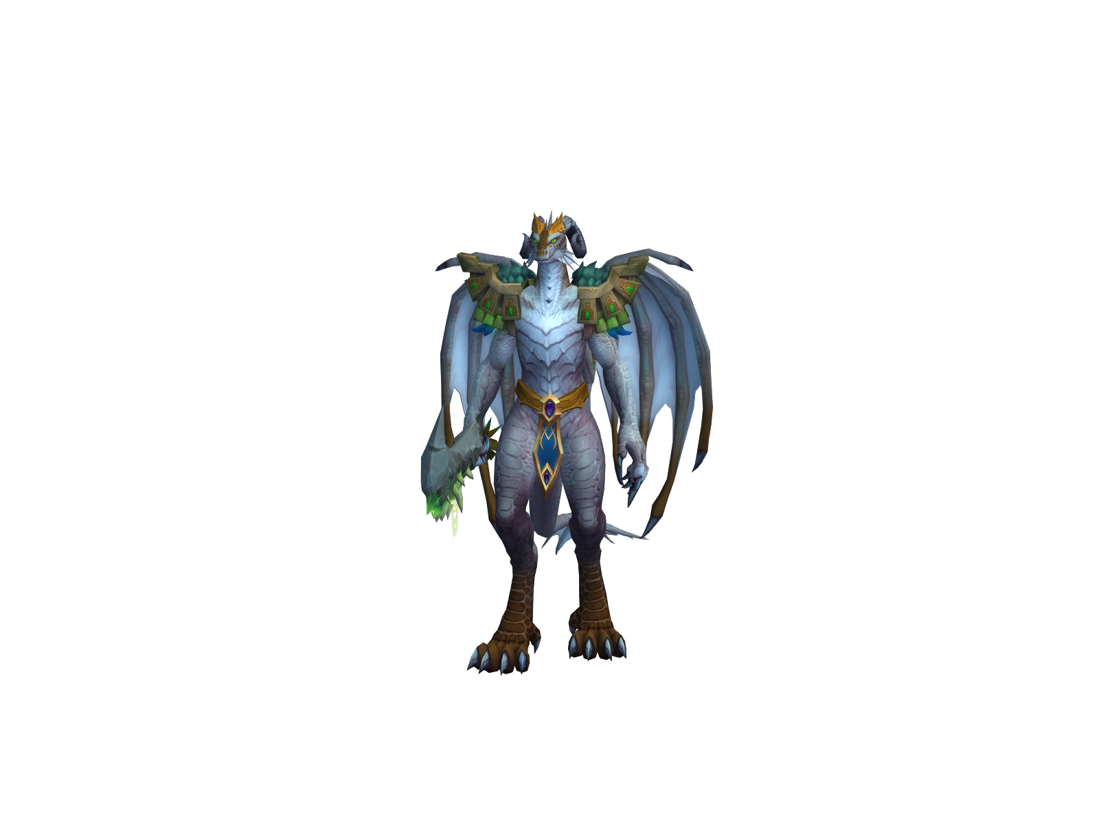 Dragnass 3D character render