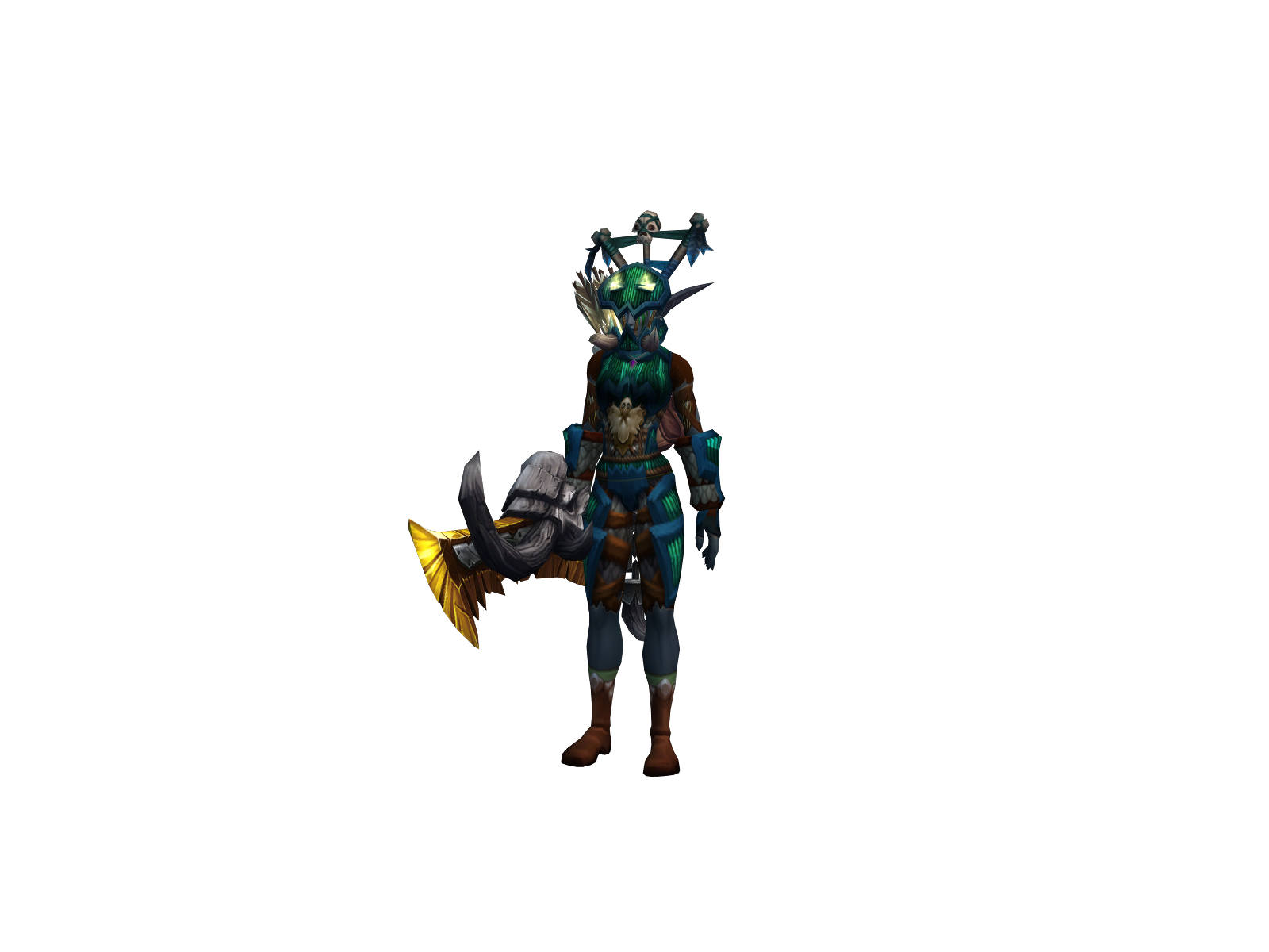 Möthra 3D character render