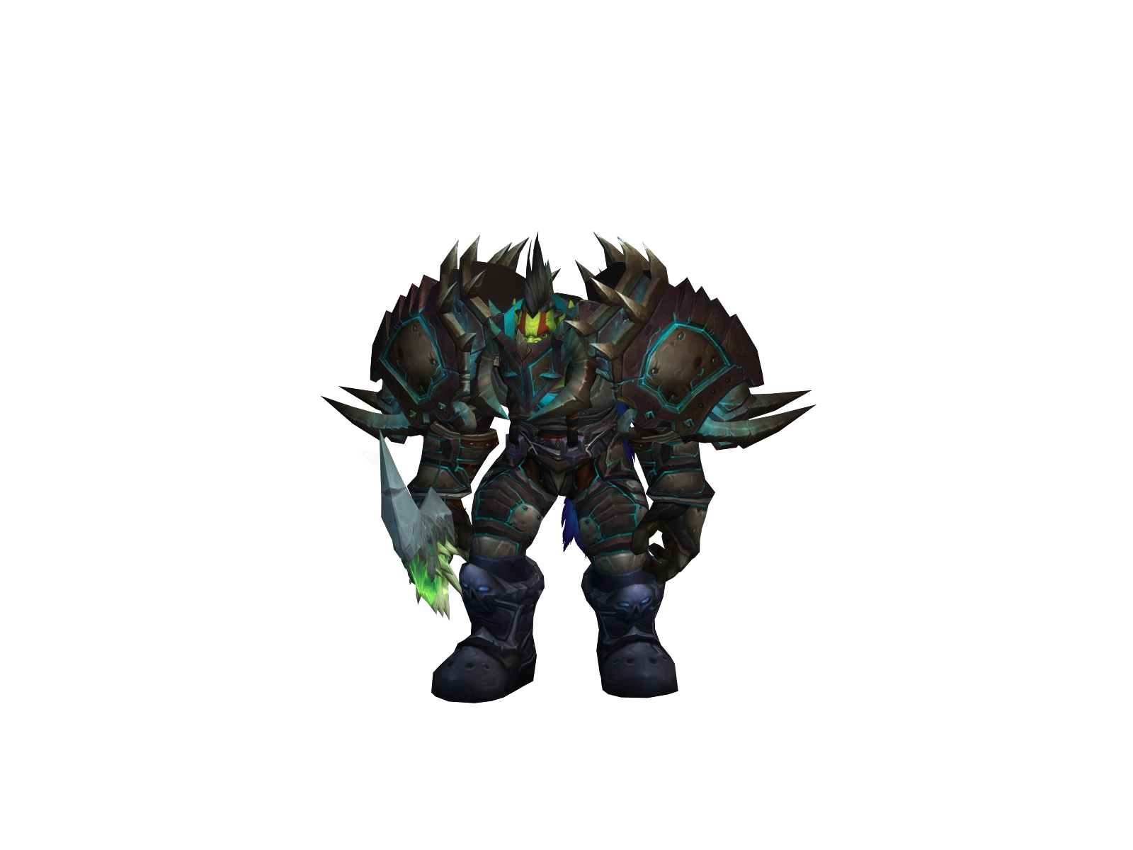Psykur 3D character render