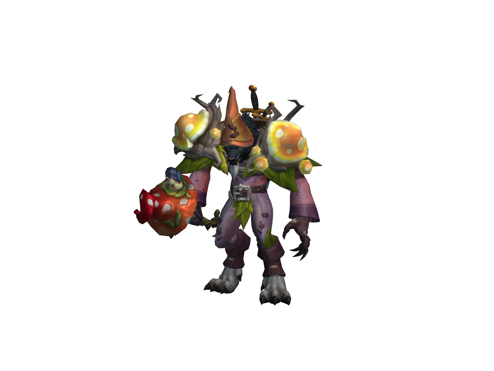 Unleashed 3D character render