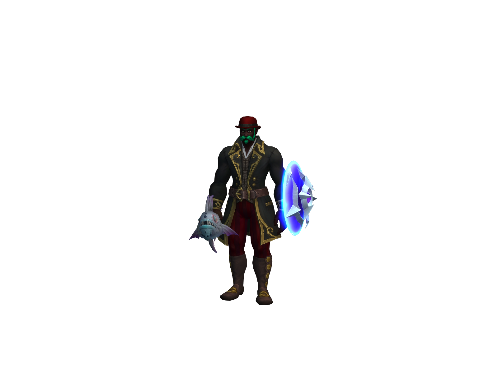 Iweorn 3D character render