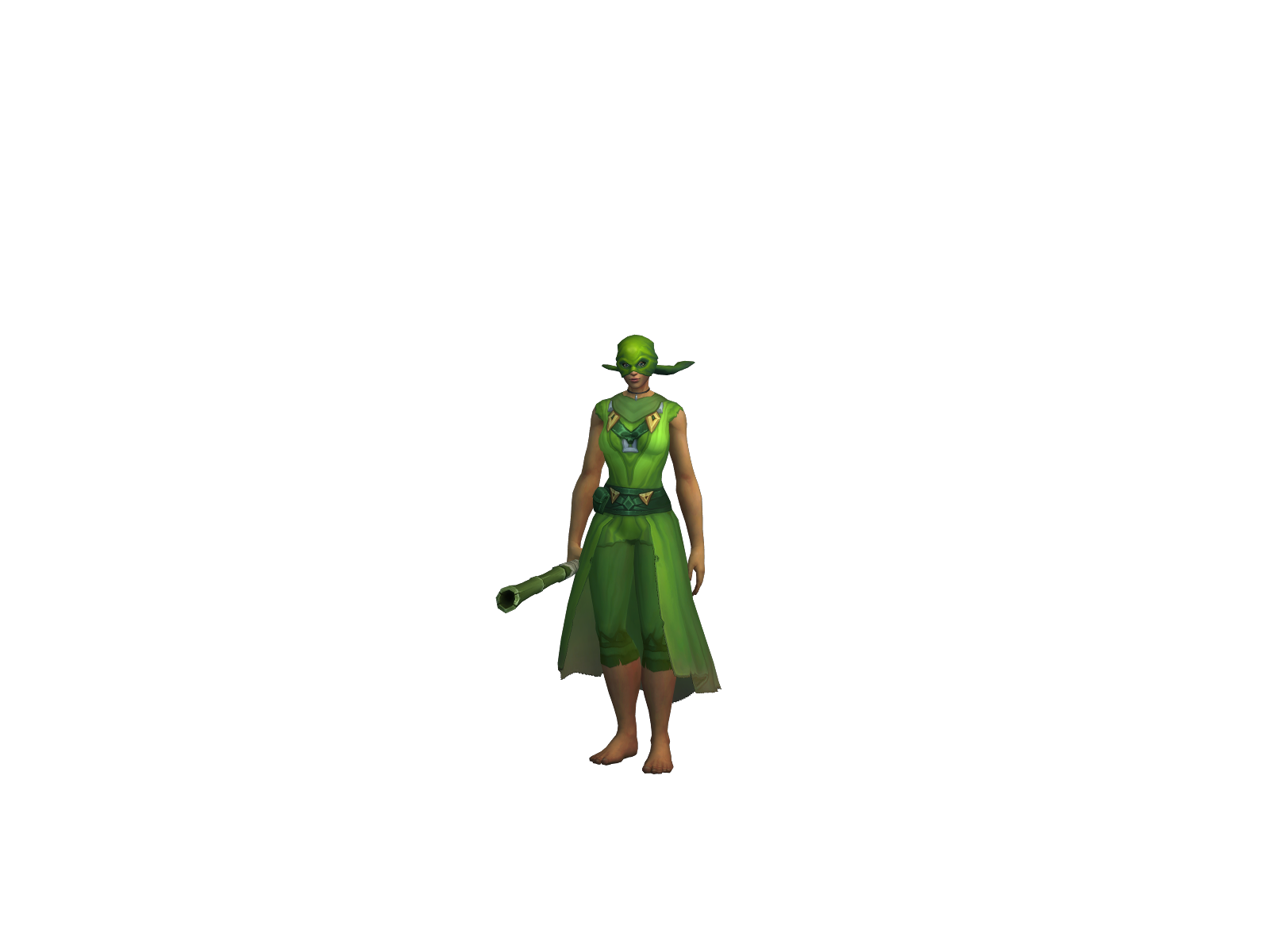 Rustyshovel 3D character render