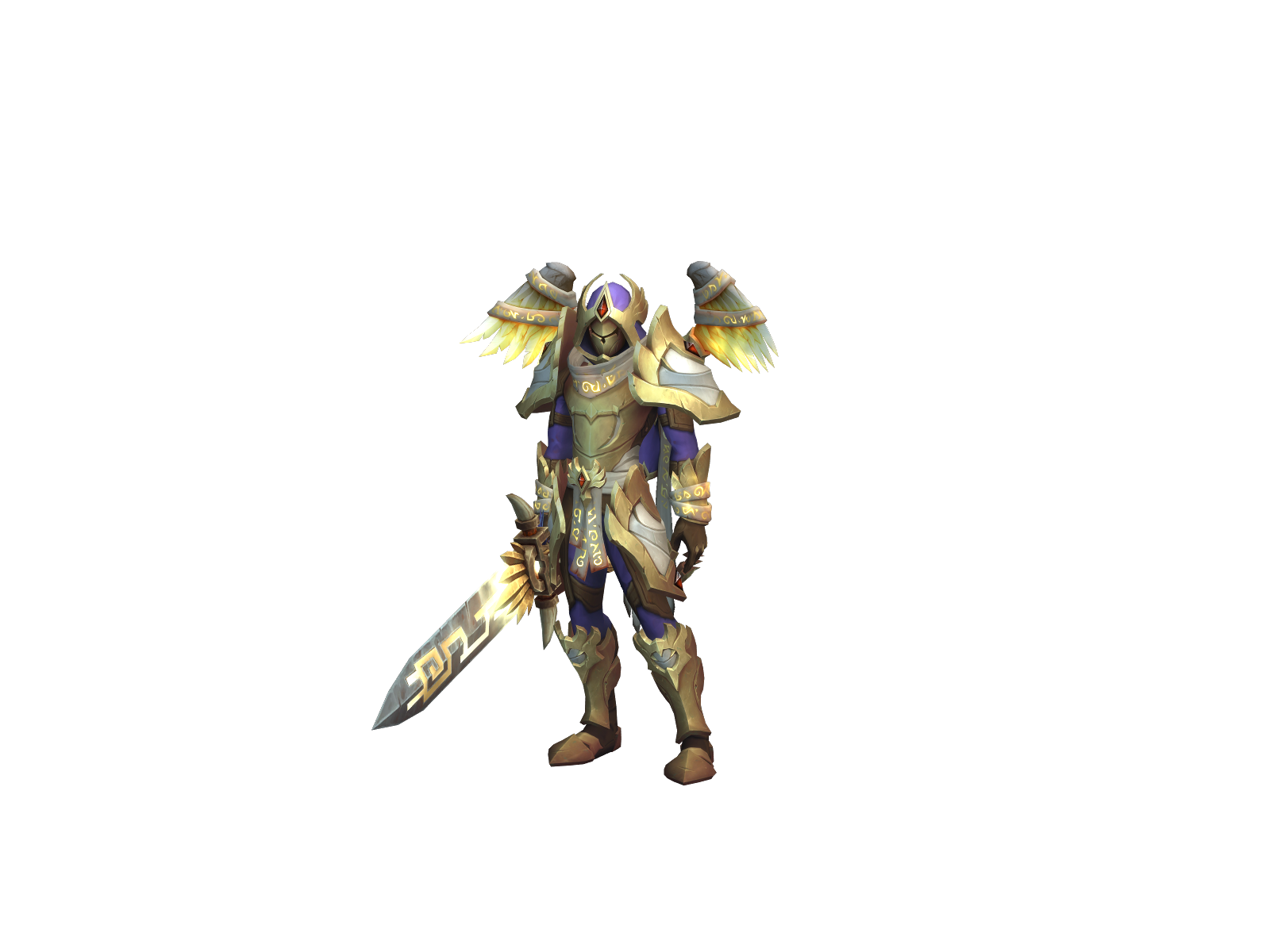 Raenyro 3D character render