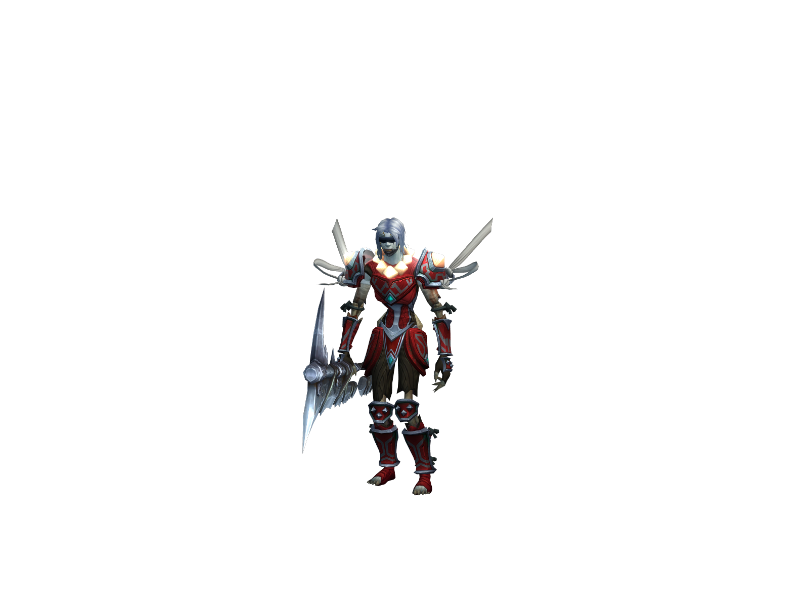 Partial 3D character render