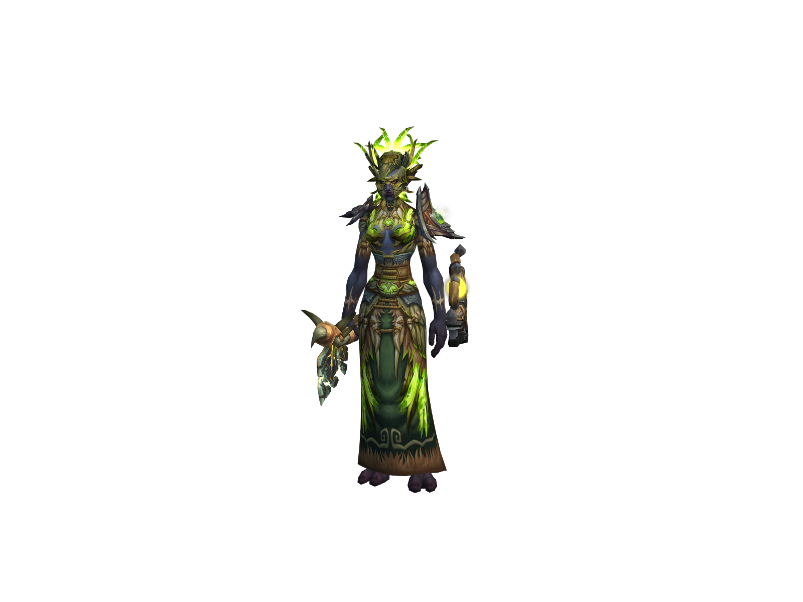 Shamle 3D character render