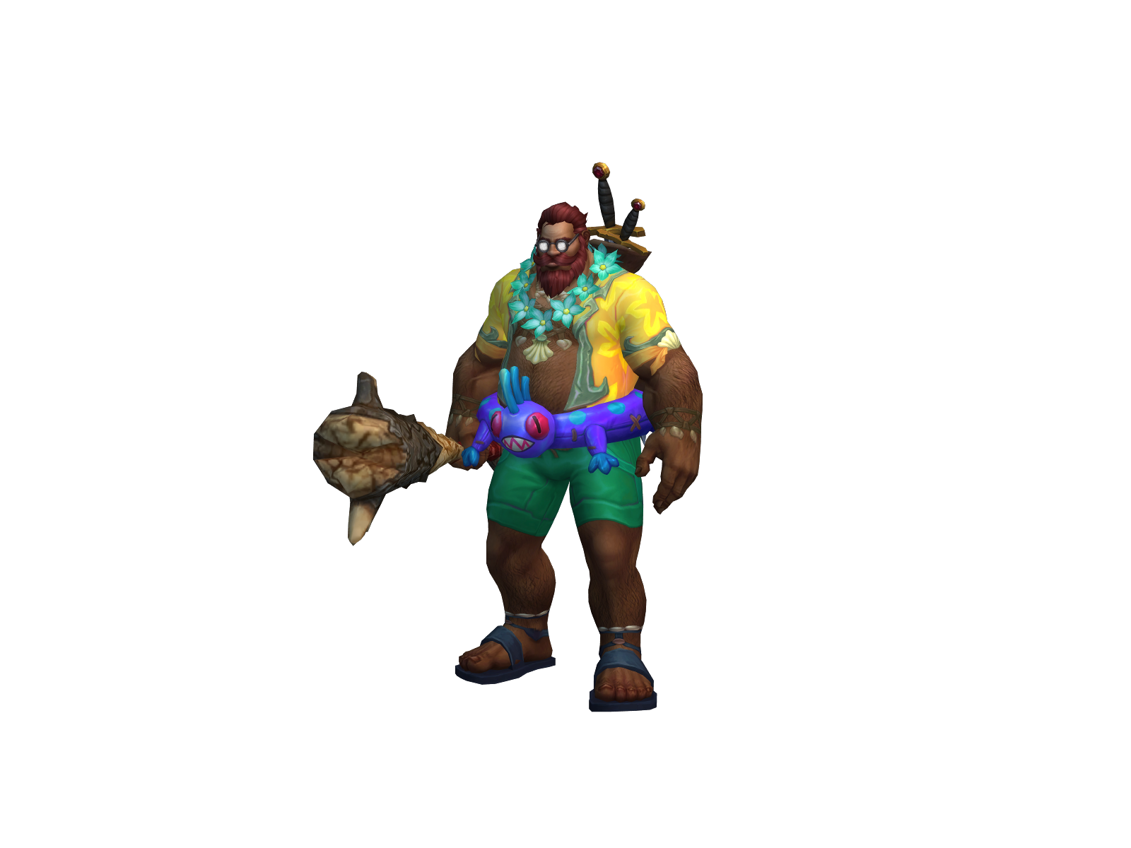 Discontent 3D character render
