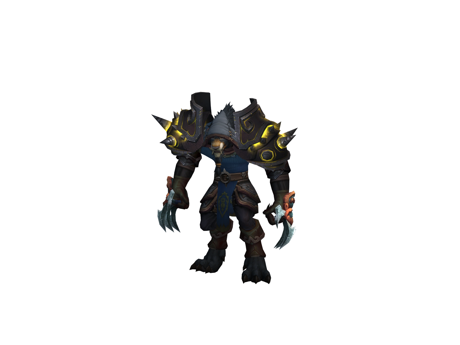 Beowulff 3D character render