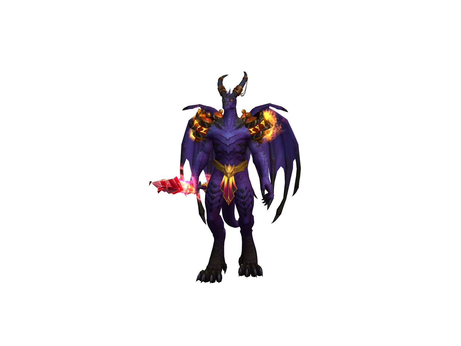 Draco 3D character render