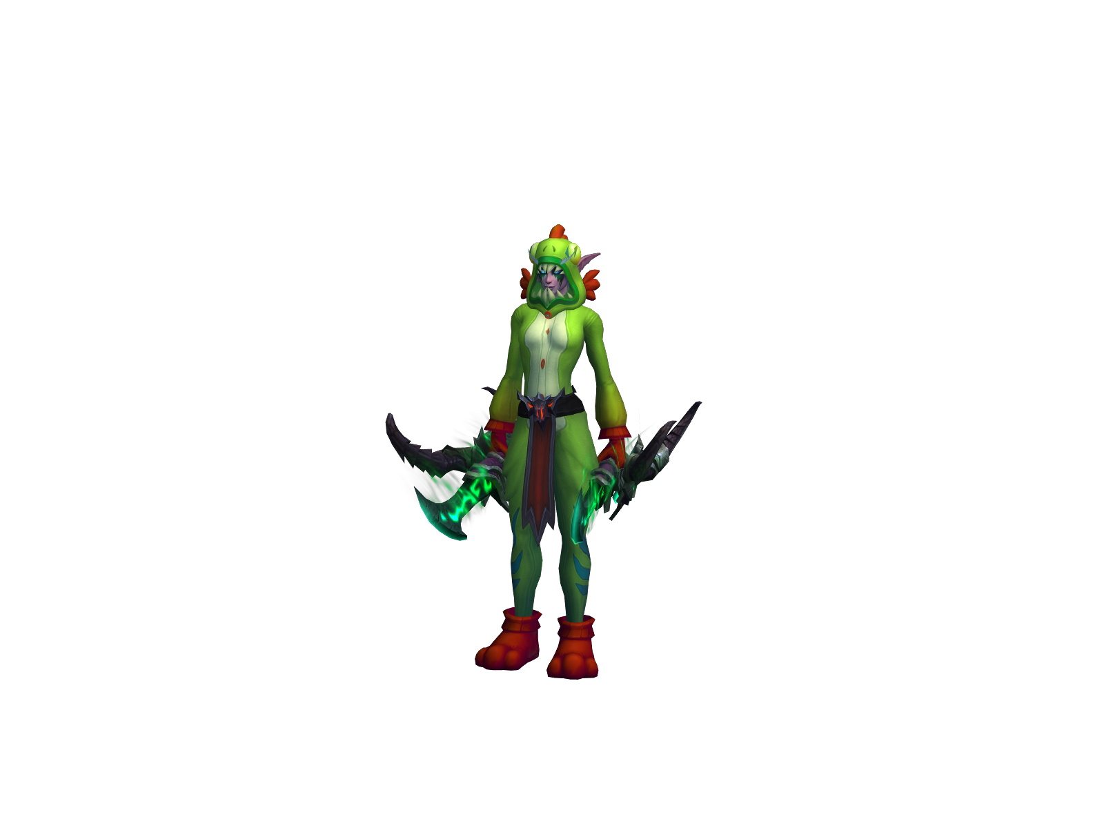 Nuff 3D character render