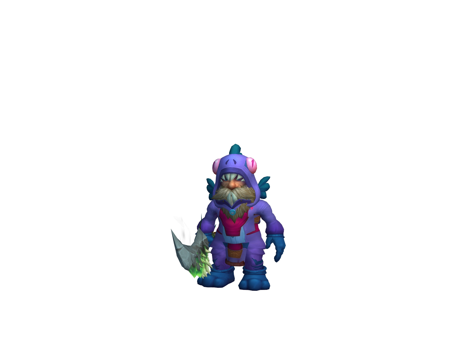 Aliyus 3D character render