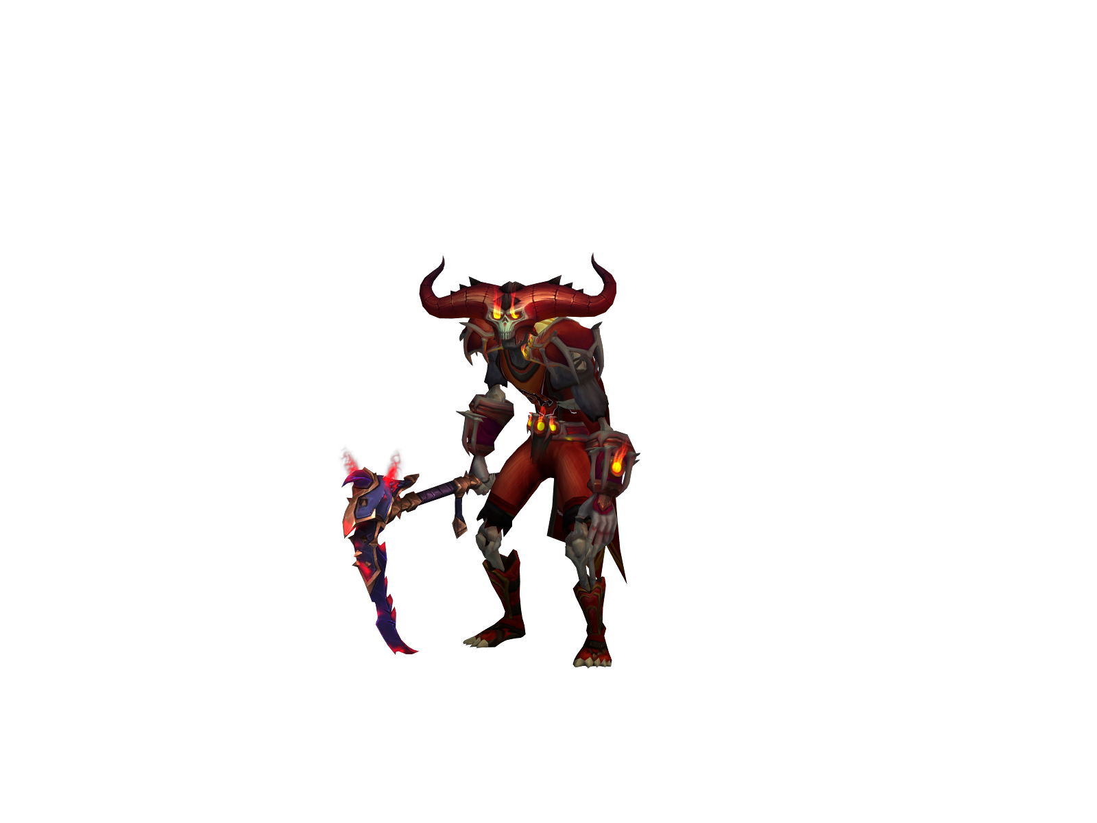 Glocked 3D character render
