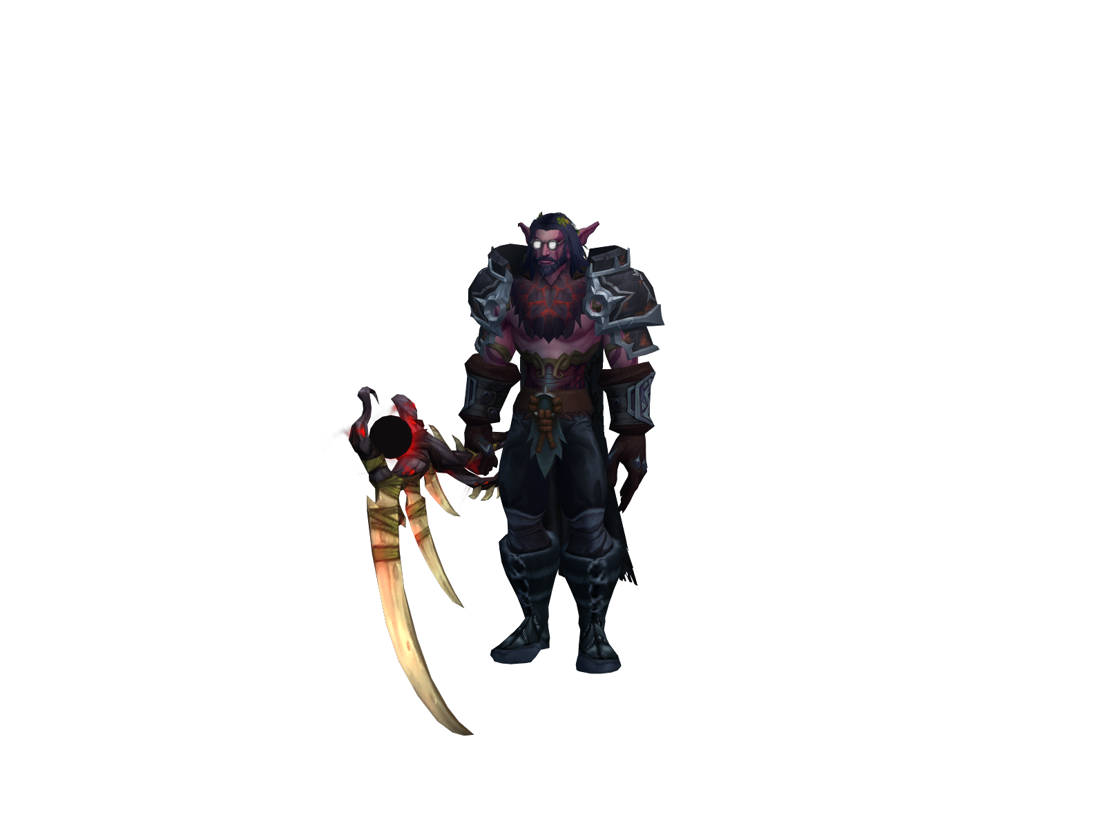 Shirogami 3D character render