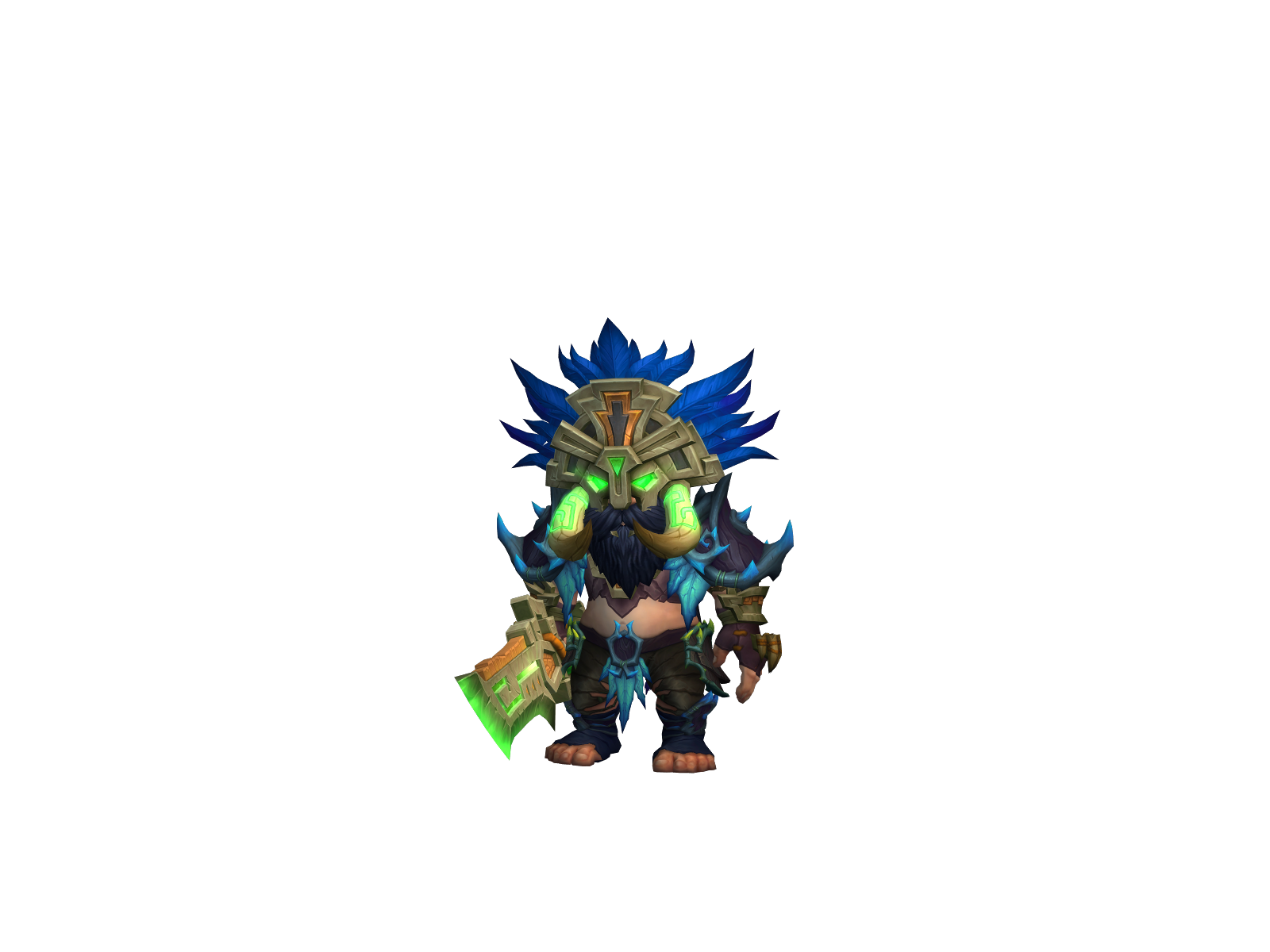 Silentfist 3D character render