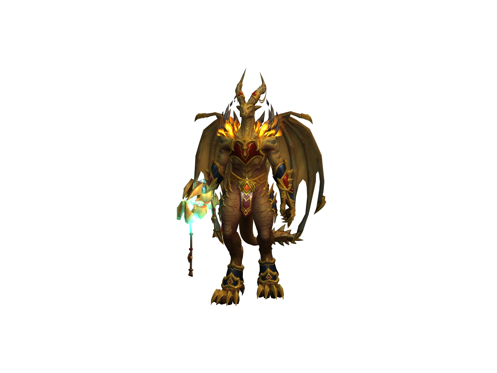 Gidorah 3D character render