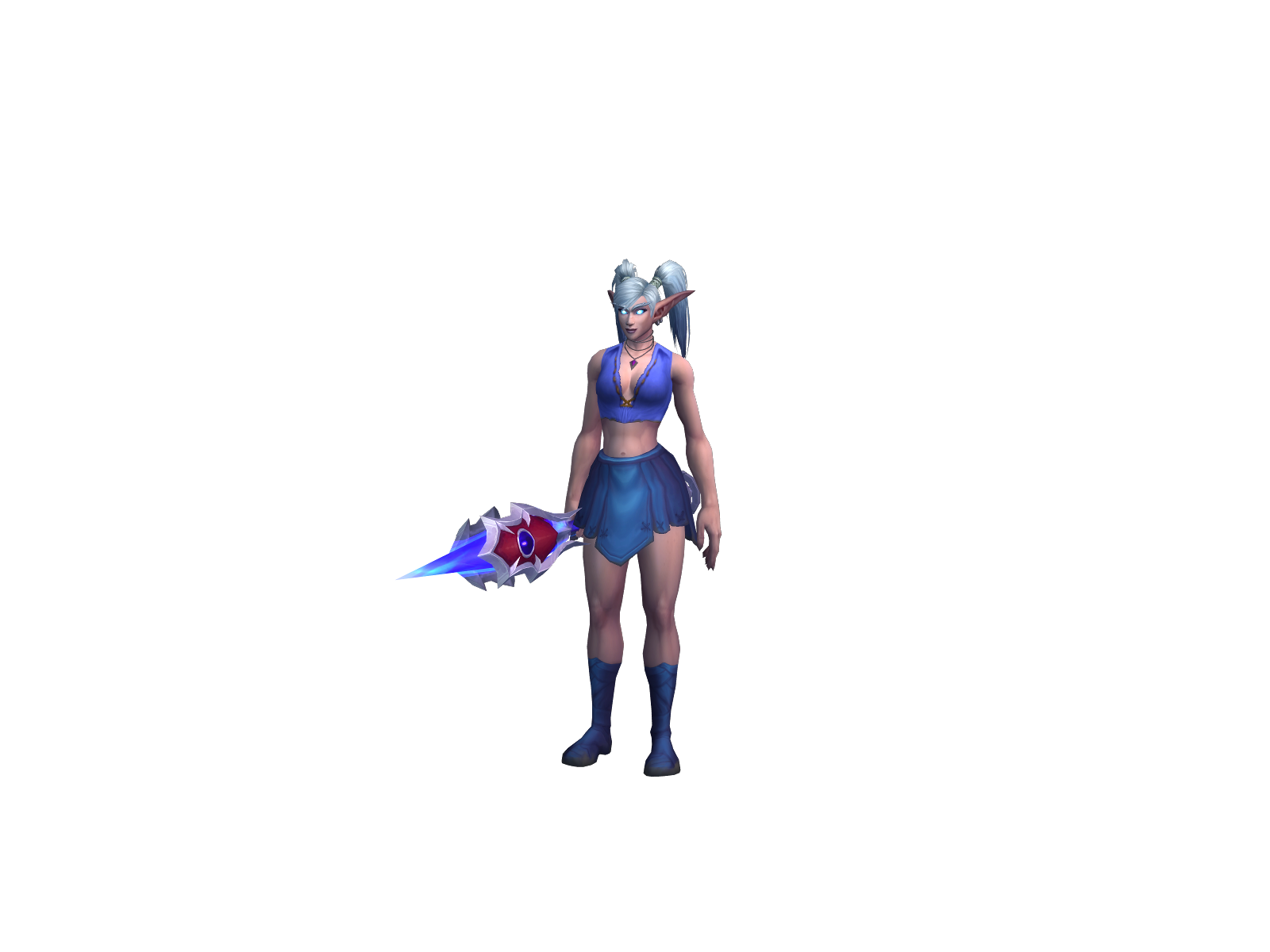 Hideonnight 3D character render