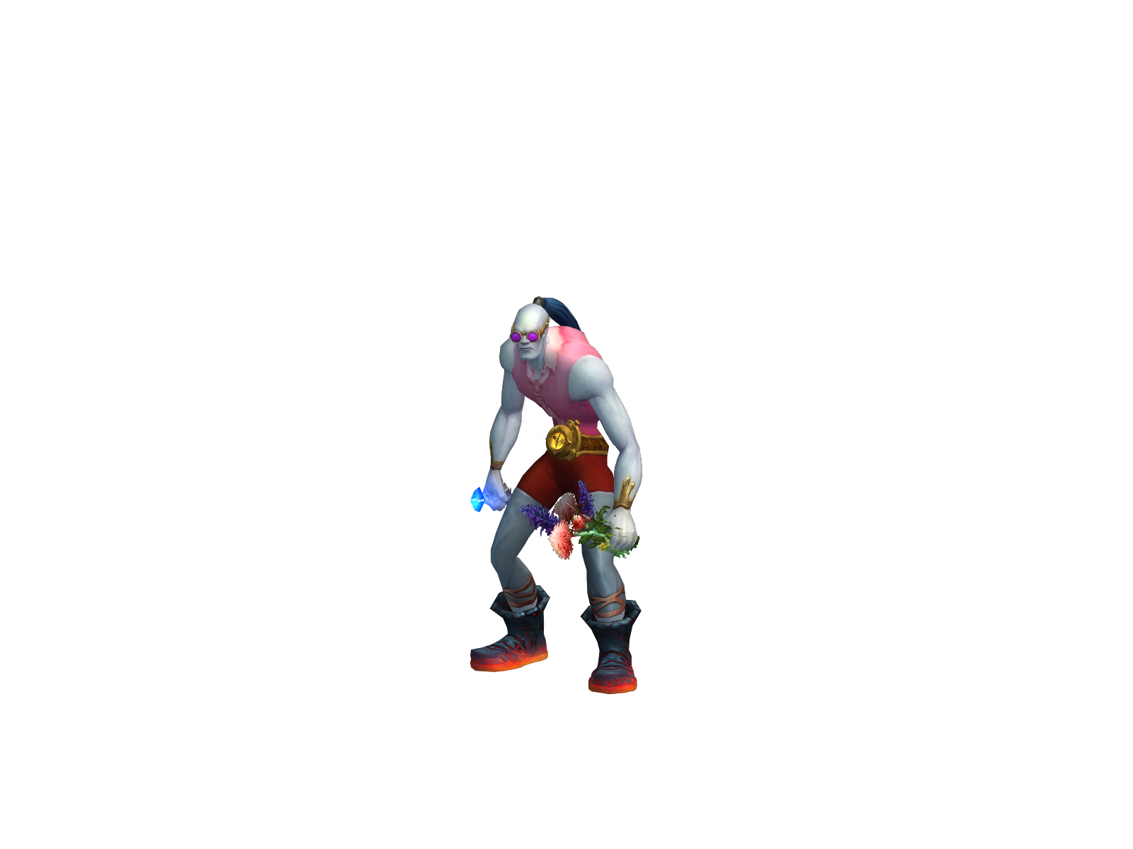 Azureflames 3D character render