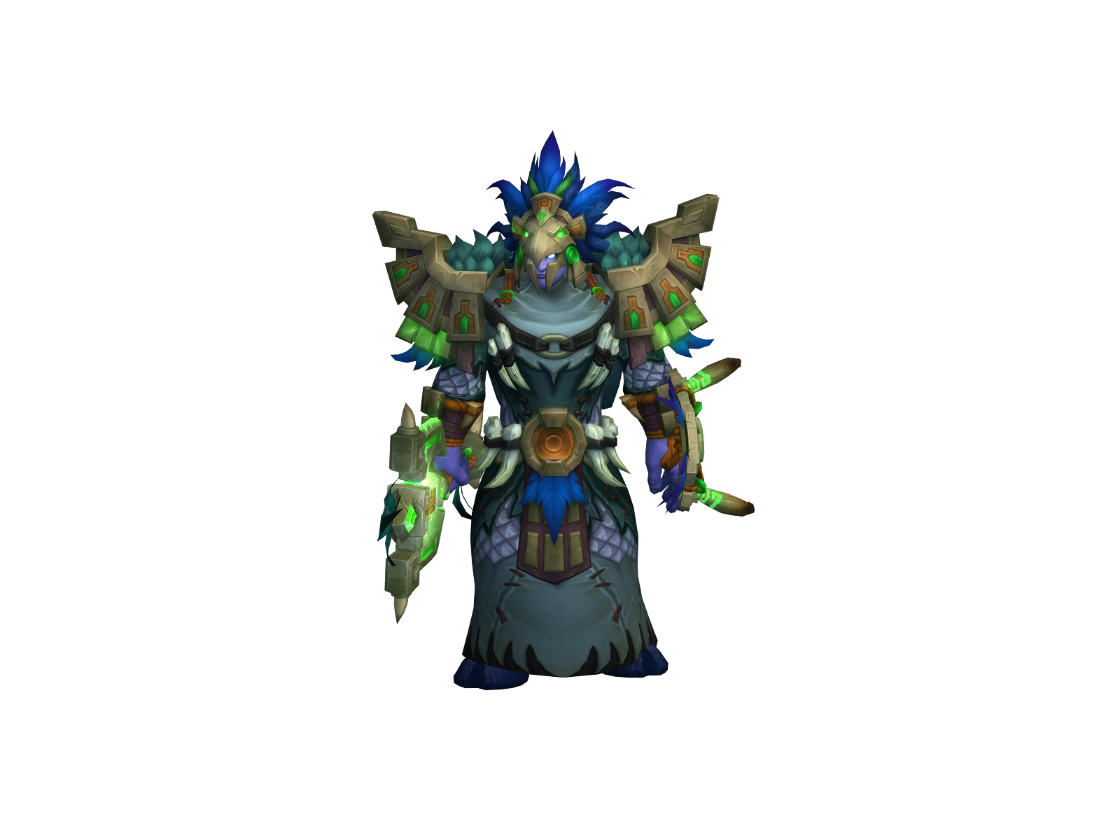 Gangren 3D character render
