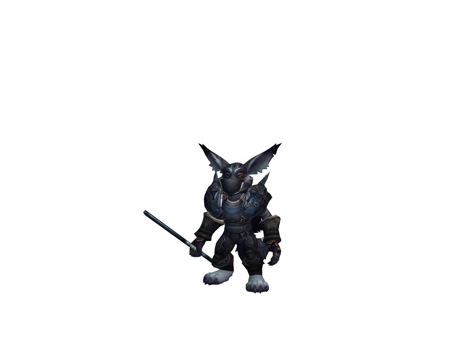 Notaracoon 3D character render