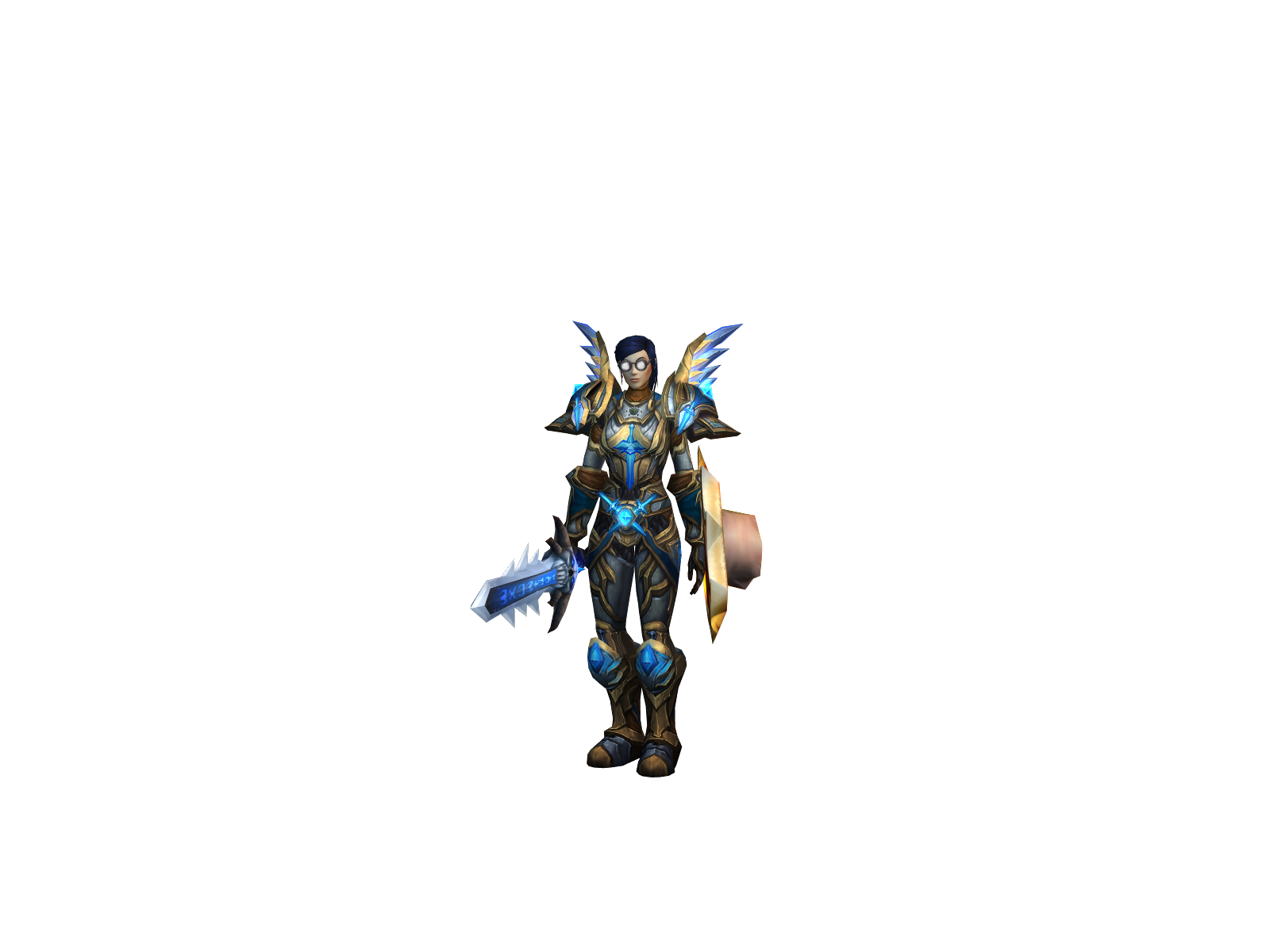 Shinbones 3D character render