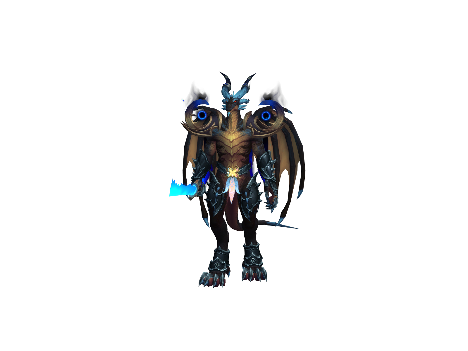 Dracaufeu 3D character render
