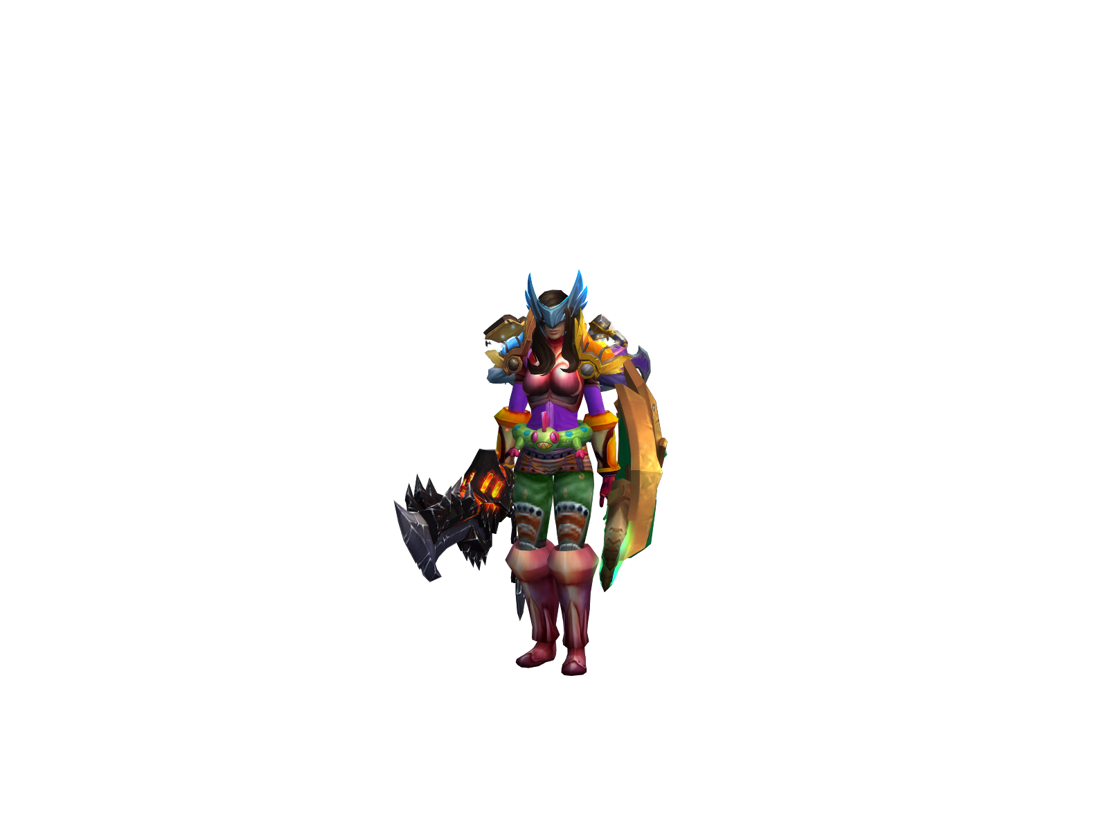 Mkiv 3D character render
