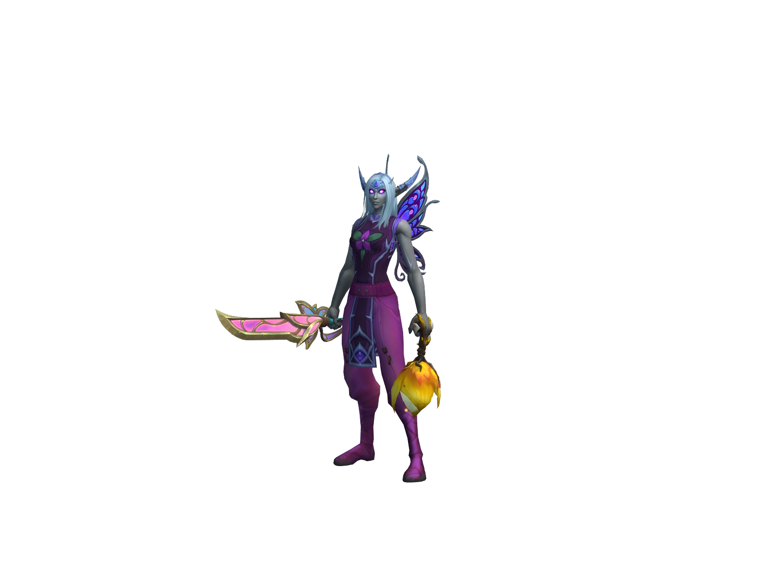 Elissandraa 3D character render