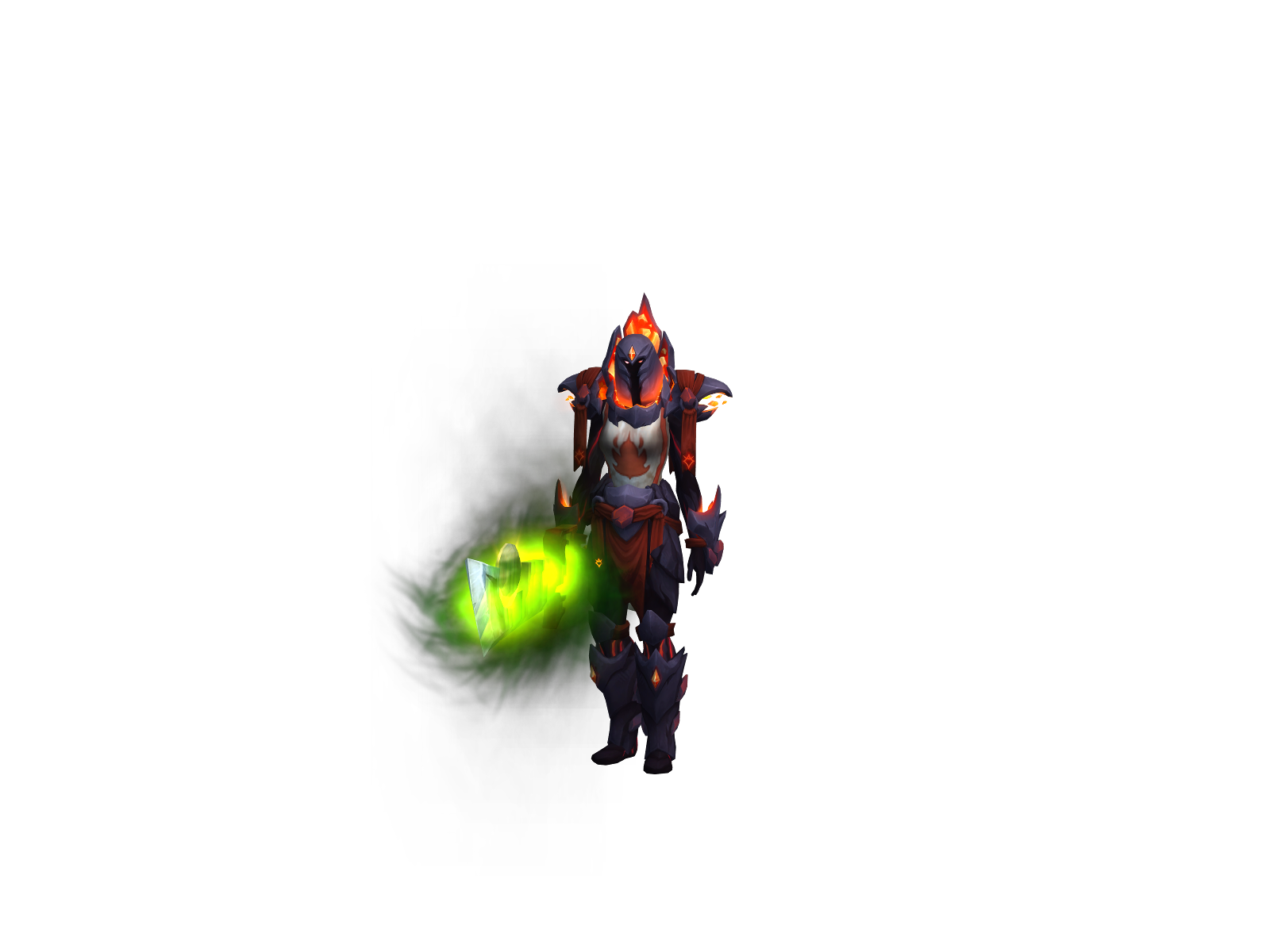 Flyingknee 3D character render