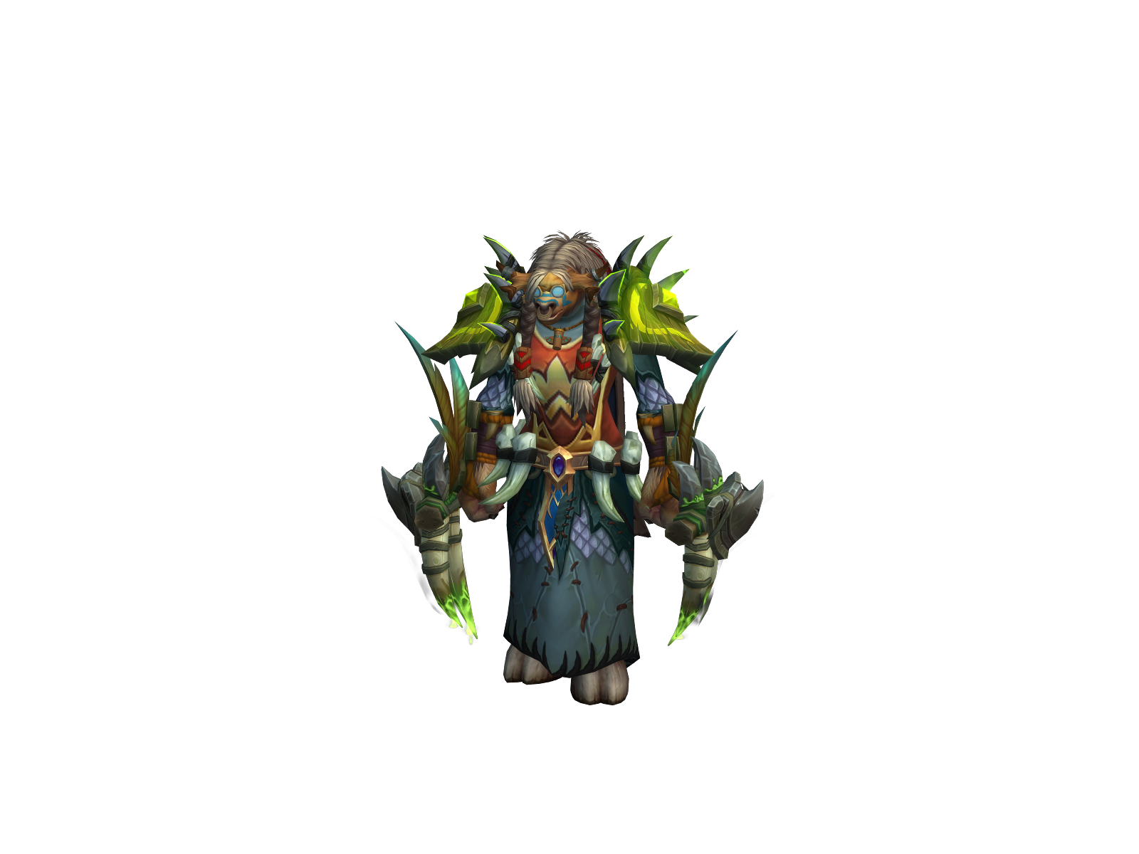 Rakodin 3D character render