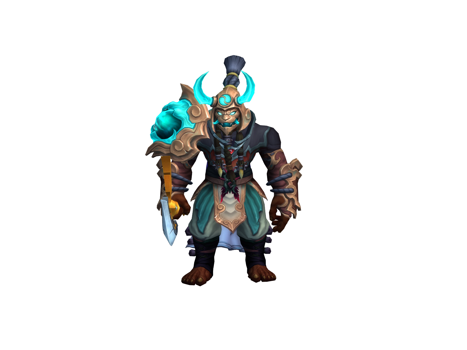 Gresh 3D character render