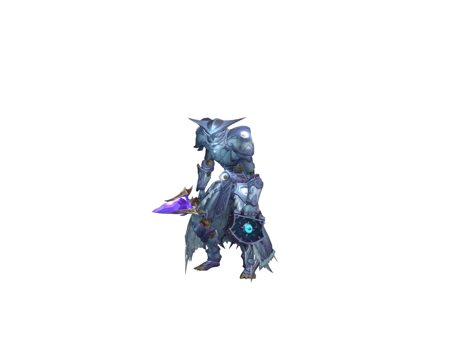 Athiêst 3D character render