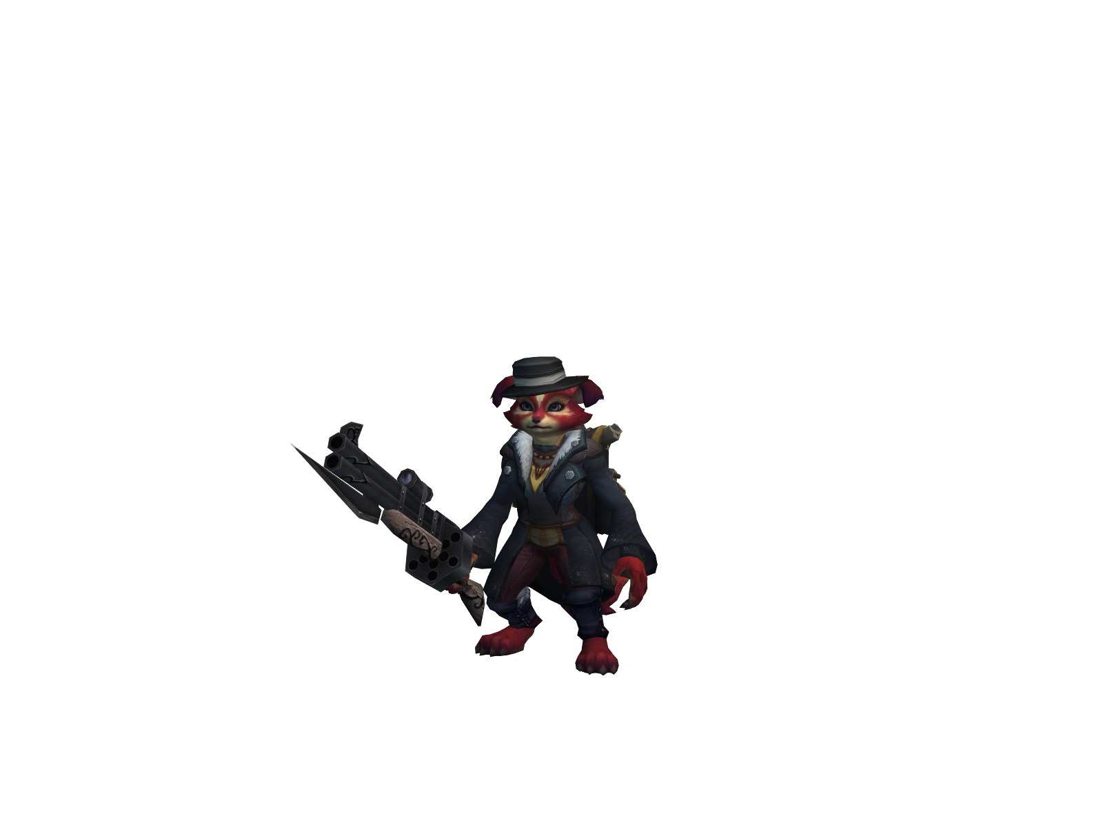 Runy 3D character render