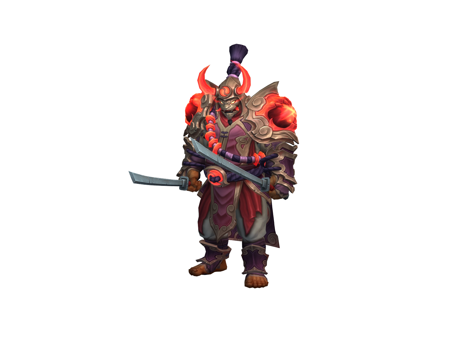 Rikishi 3D character render