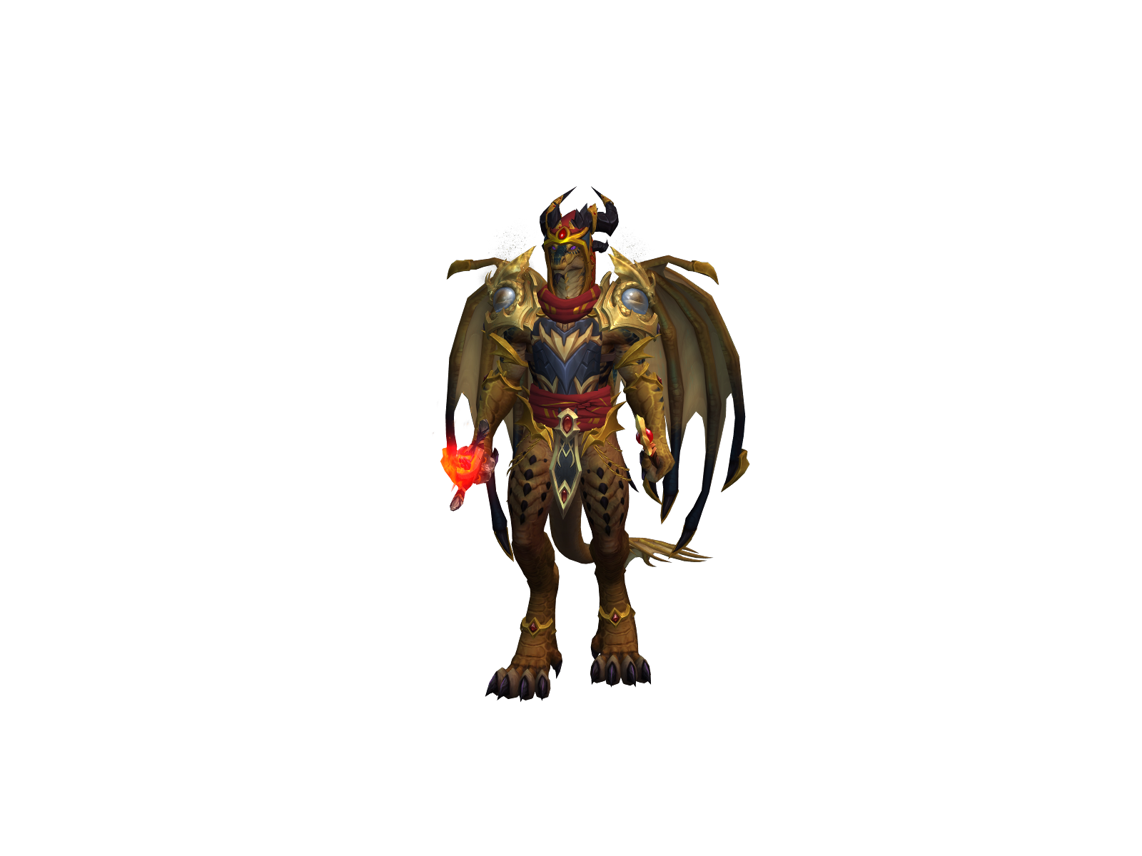Scalyman 3D character render