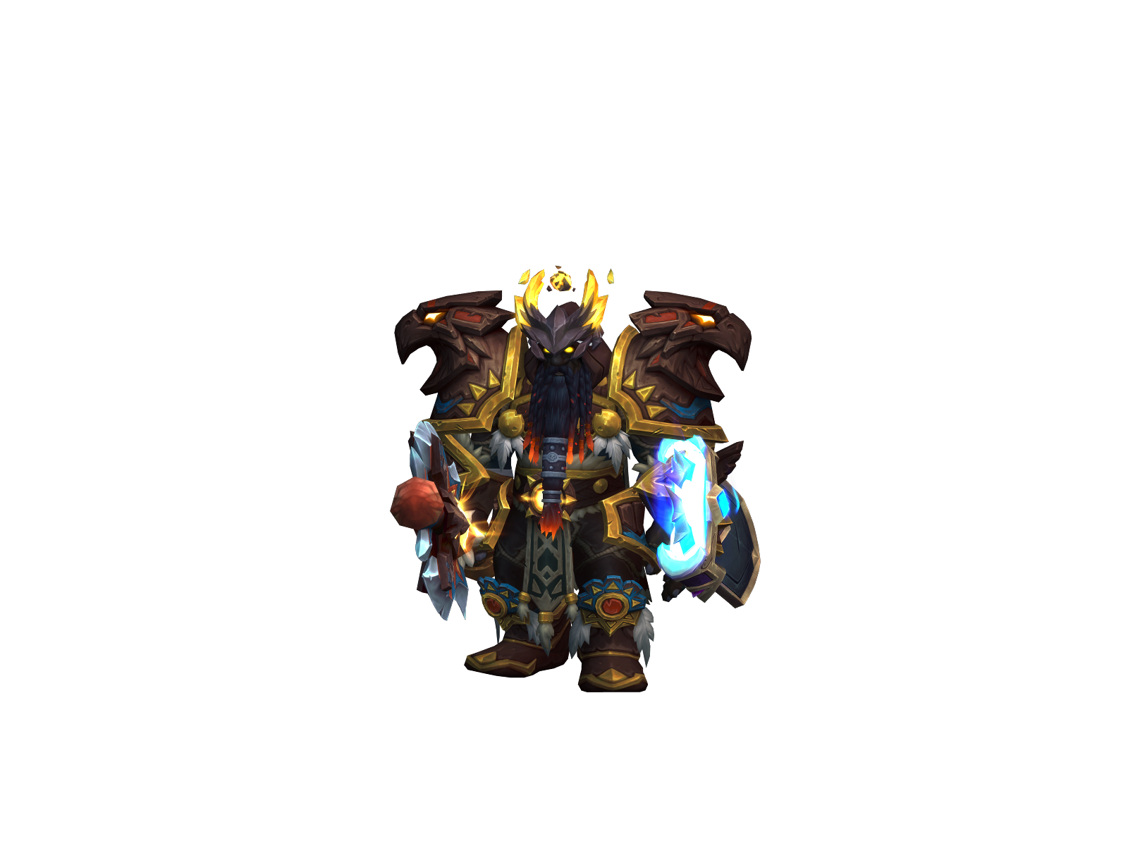 Resto 3D character render