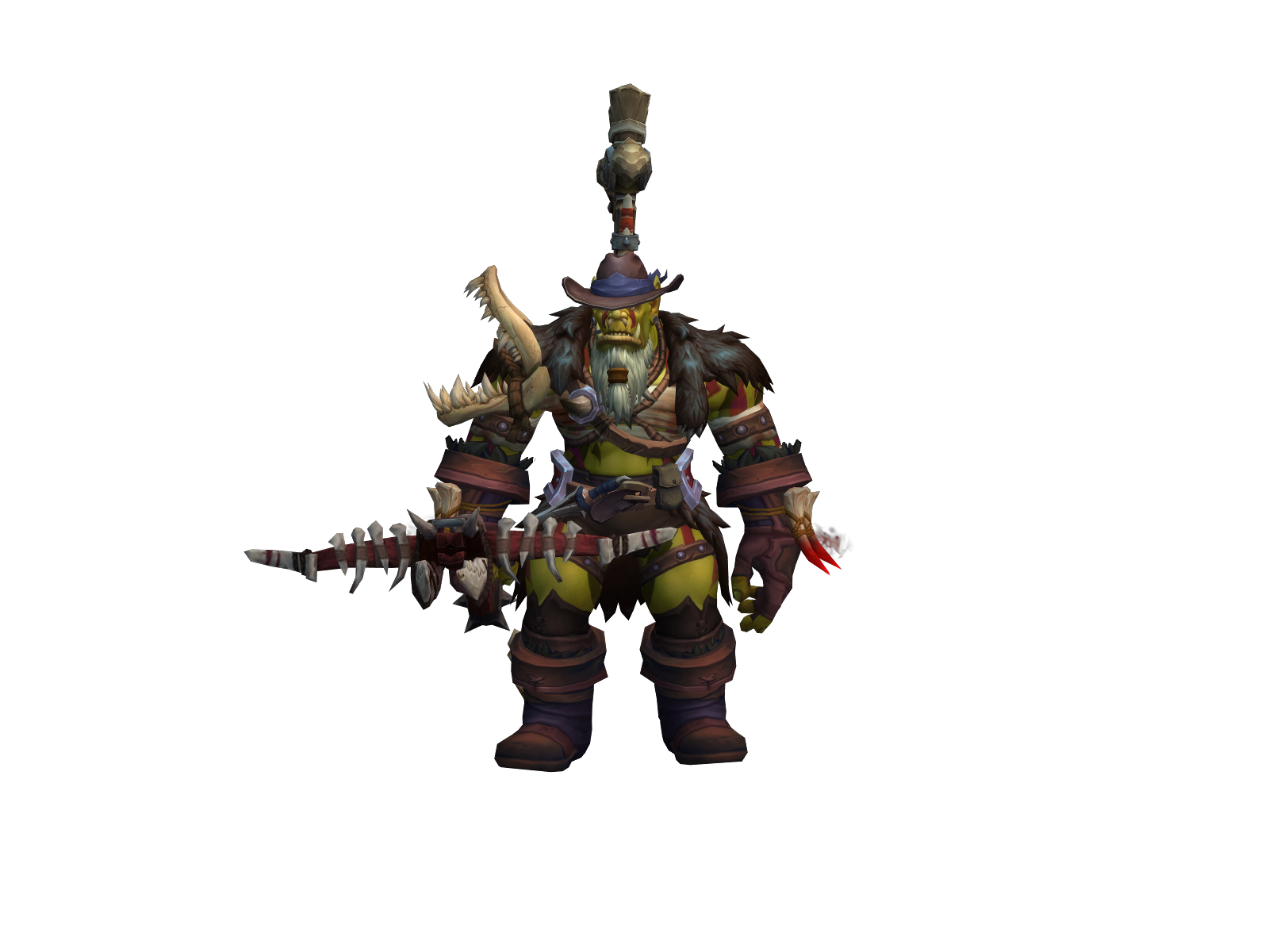 Thograkka 3D character render