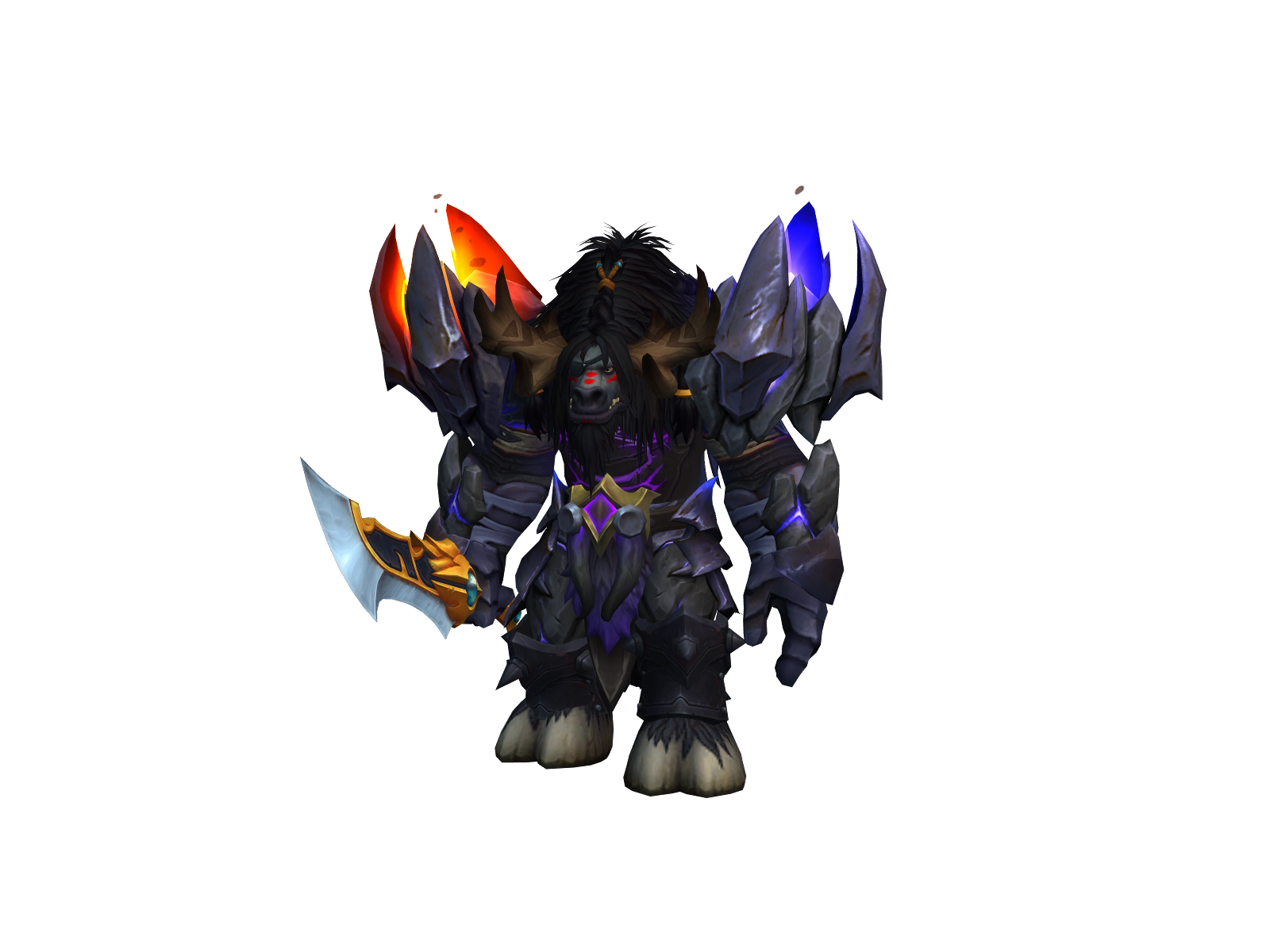 Bullbull 3D character render