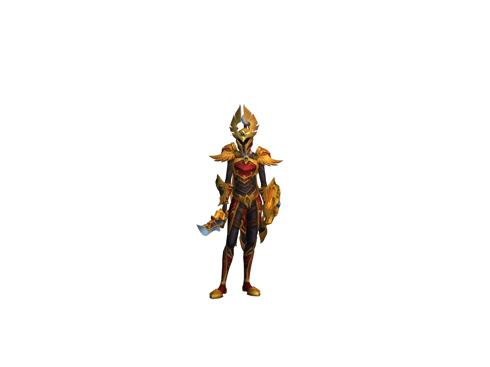Vanq 3D character render