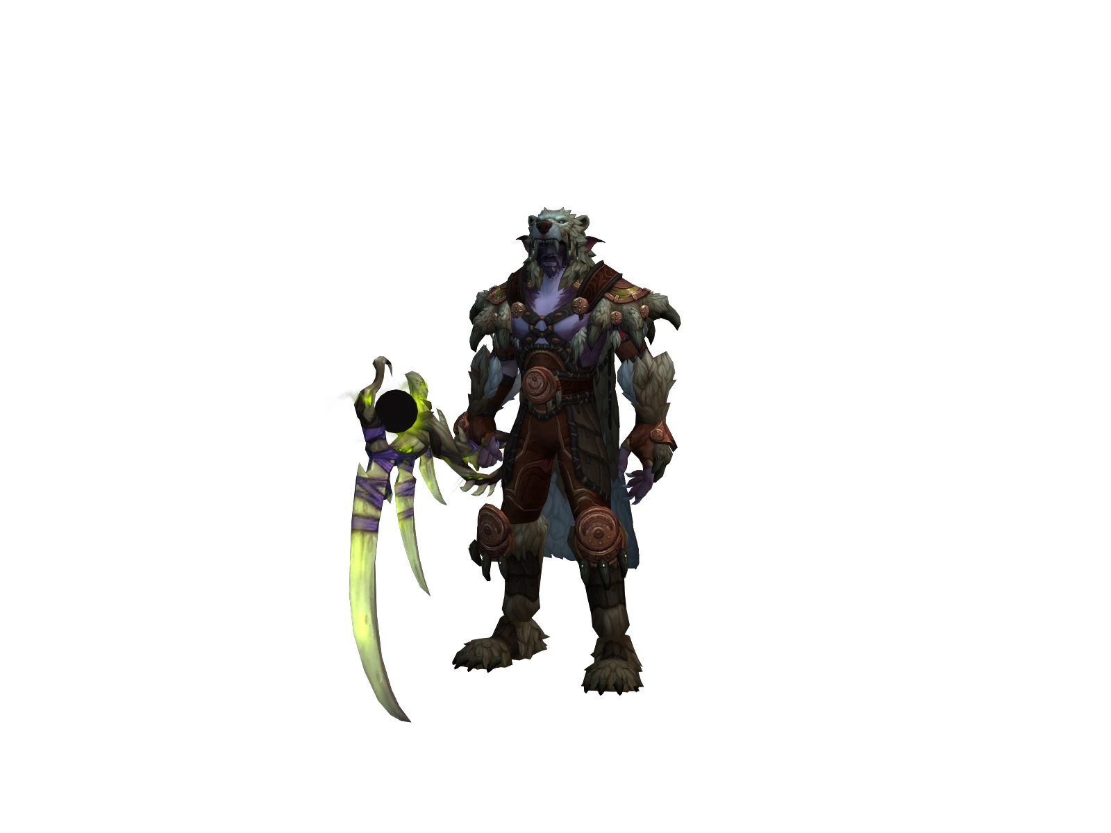 Clawriander 3D character render