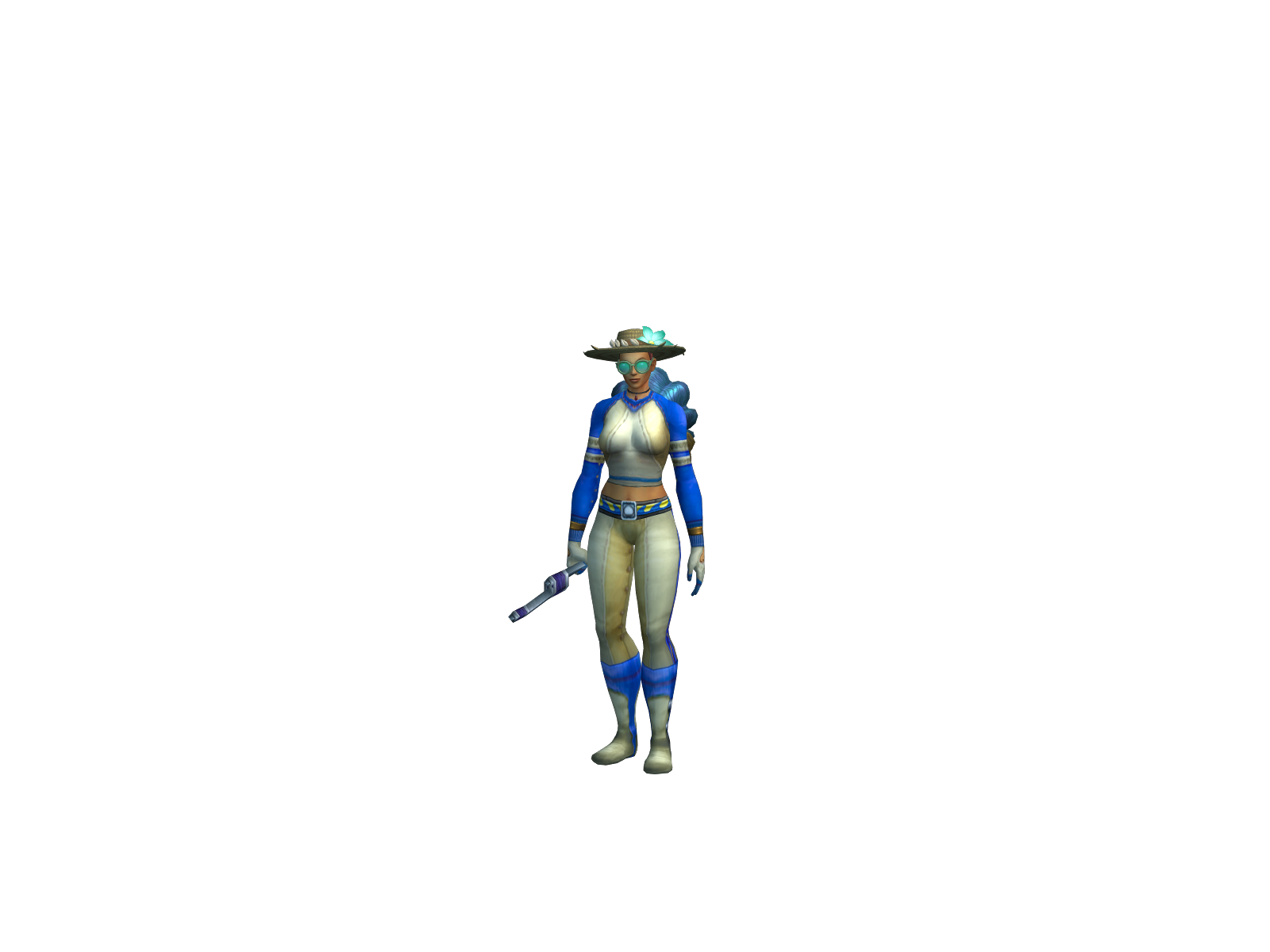 Siliciouz 3D character render