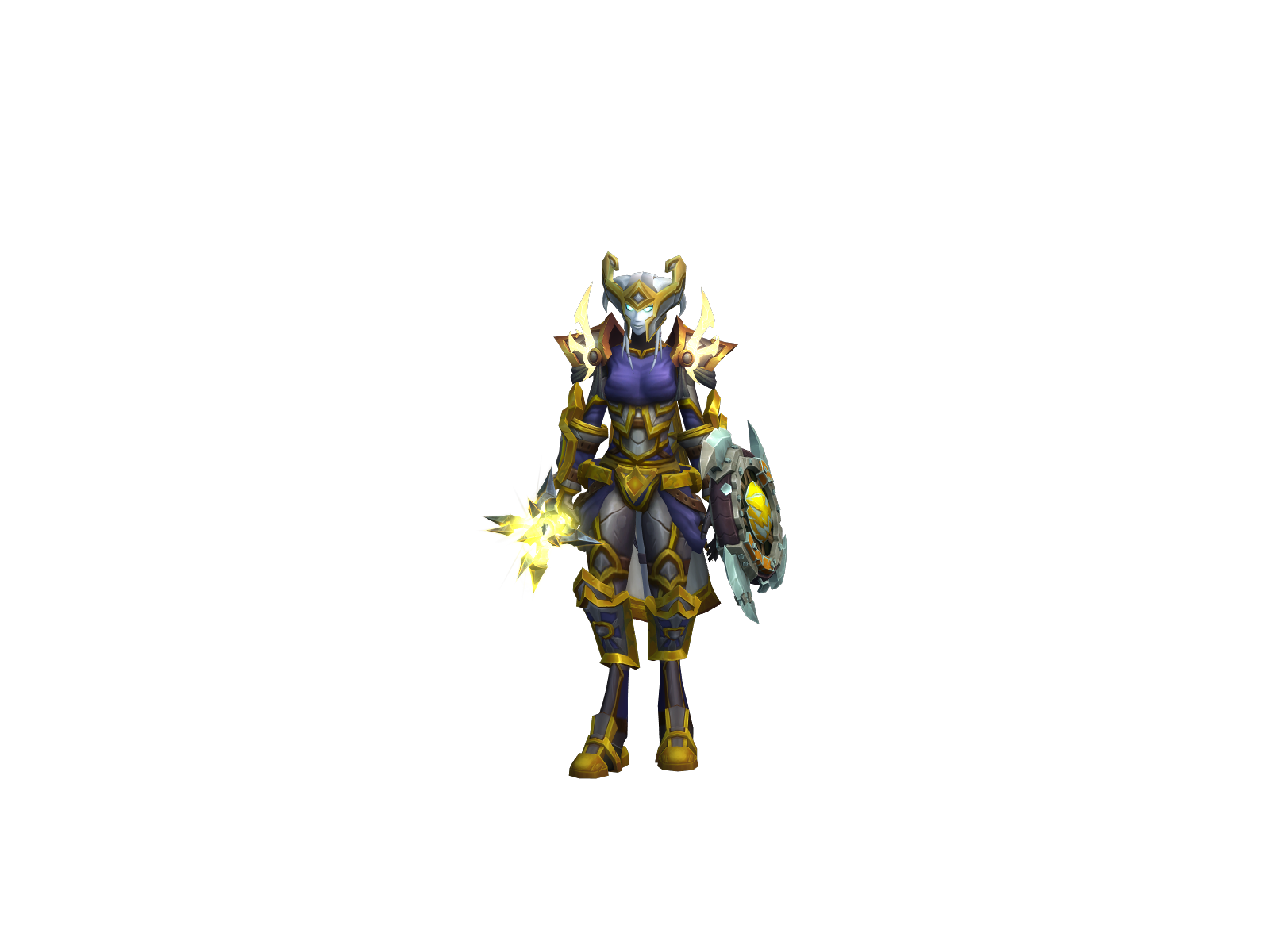 Paladinium 3D character render