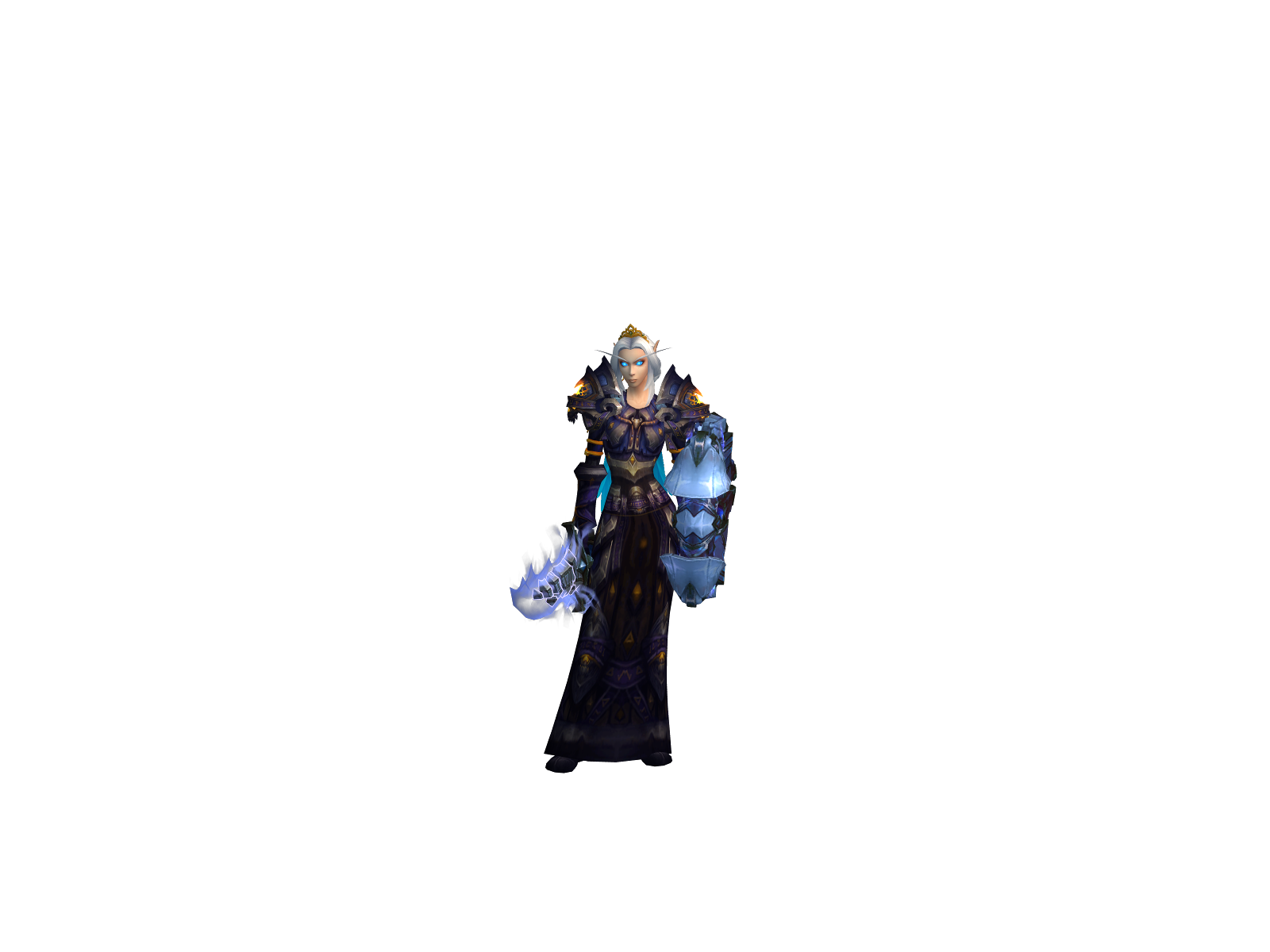 Dataless 3D character render