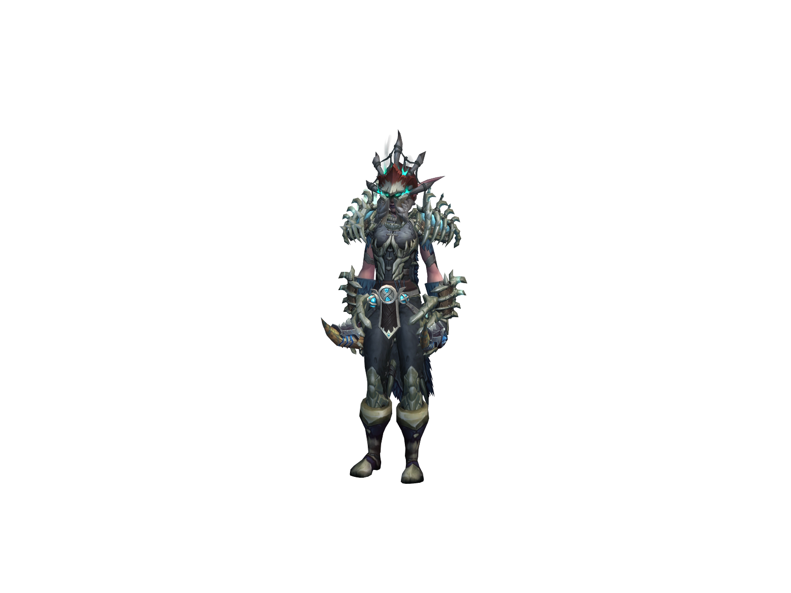 Creamythroat 3D character render