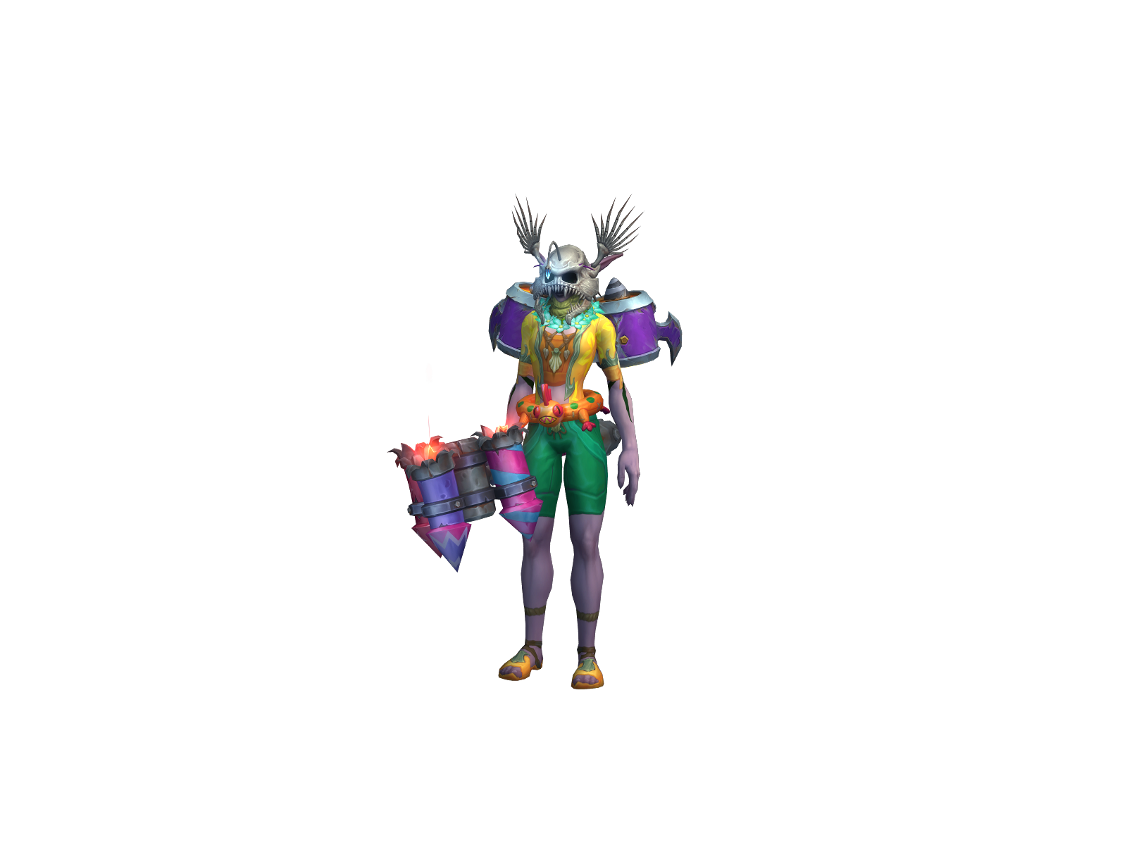 Sophocles 3D character render