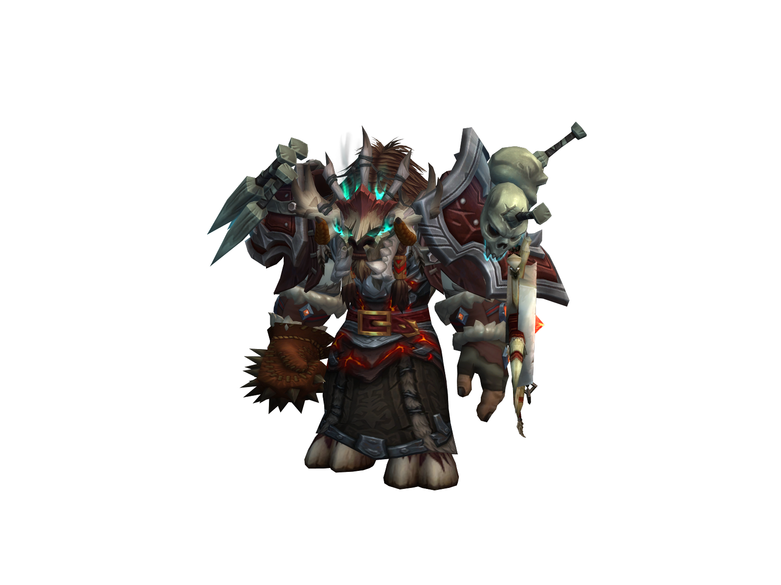 Moklustidiot 3D character render