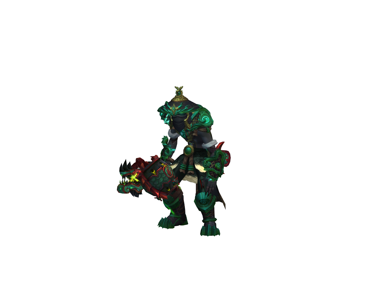 Monkron 3D character render