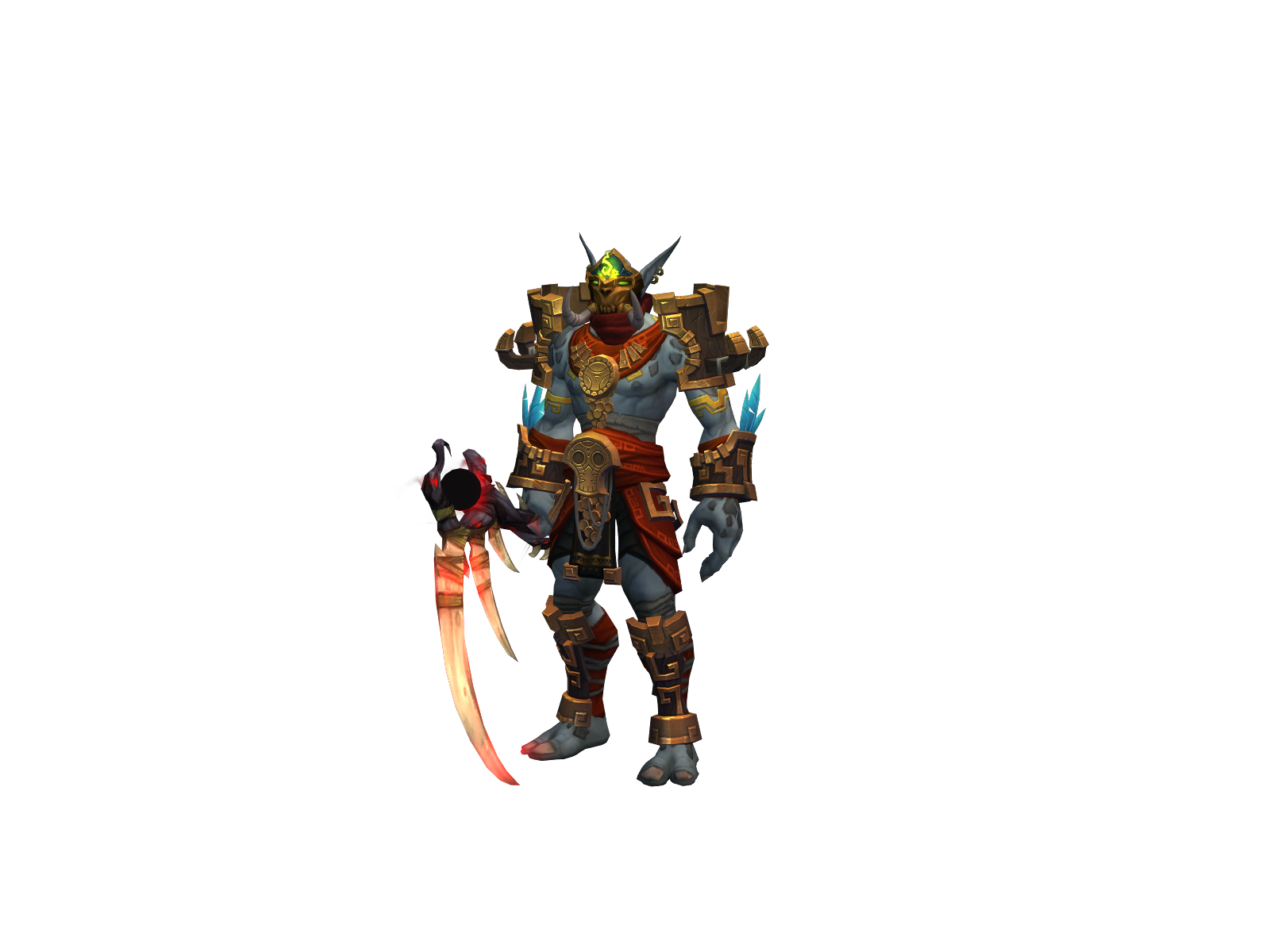 Fluíd 3D character render