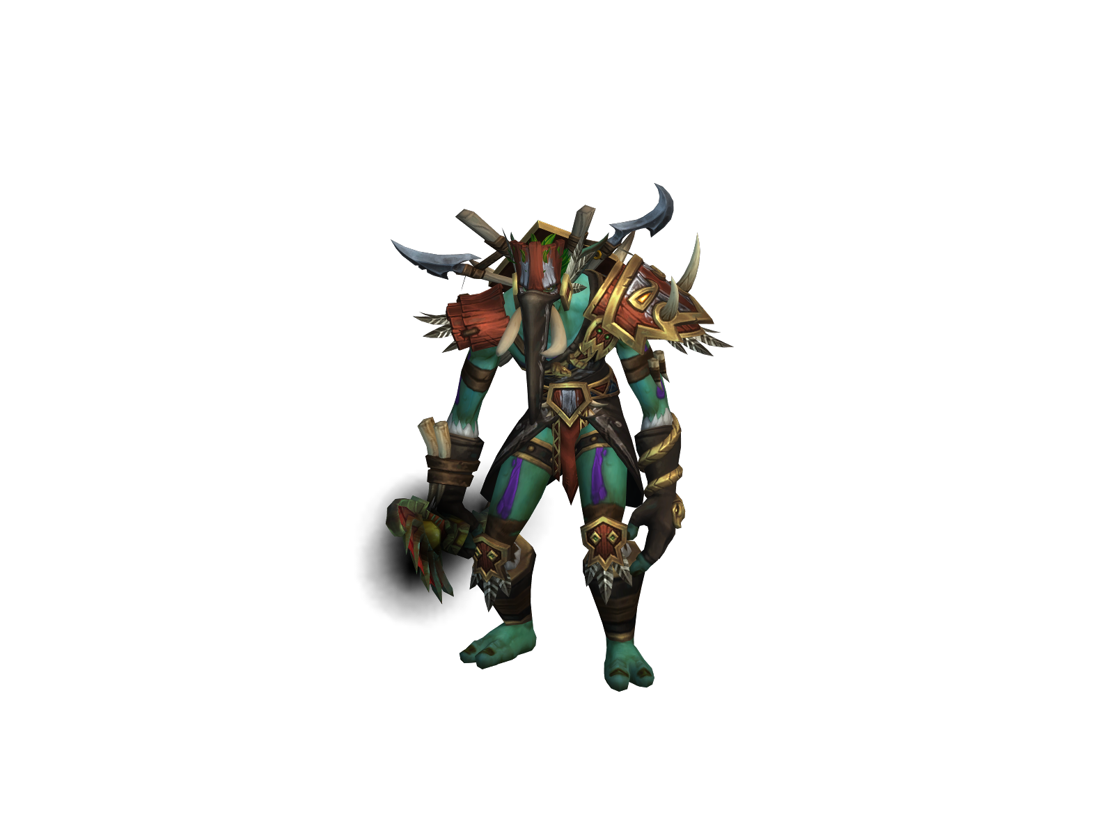 Harlerquin 3D character render