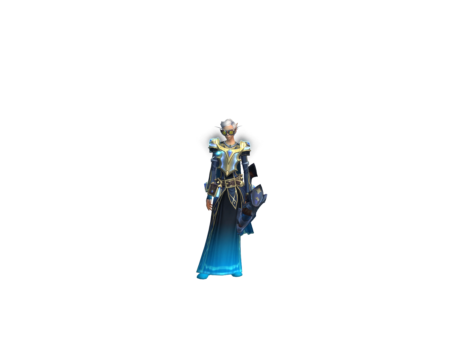 Zànshin 3D character render