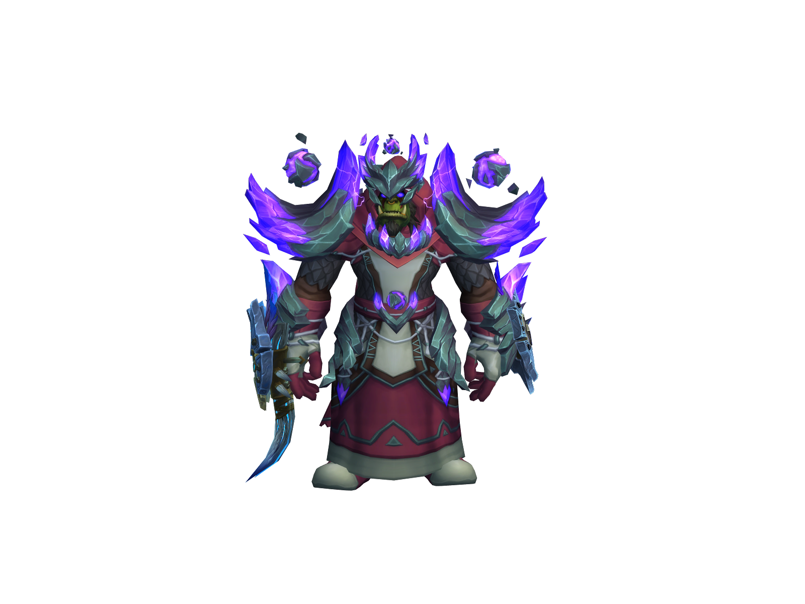 Blueclungo 3D character render